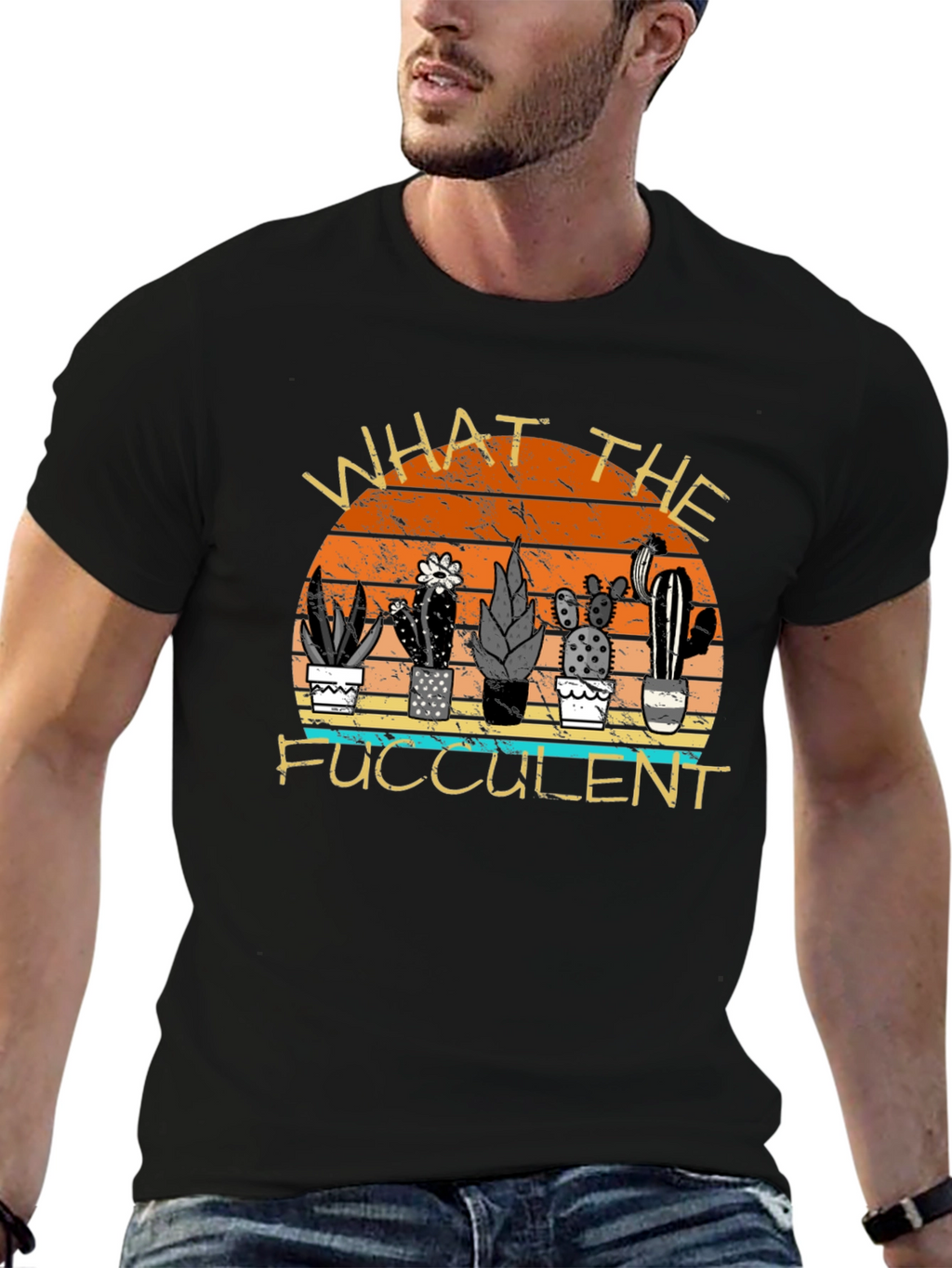What the Fucculent Cactus T-Shirt