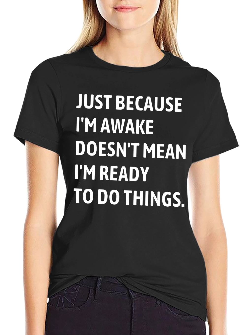 Funny Sarcastic Awake Graphic Tee