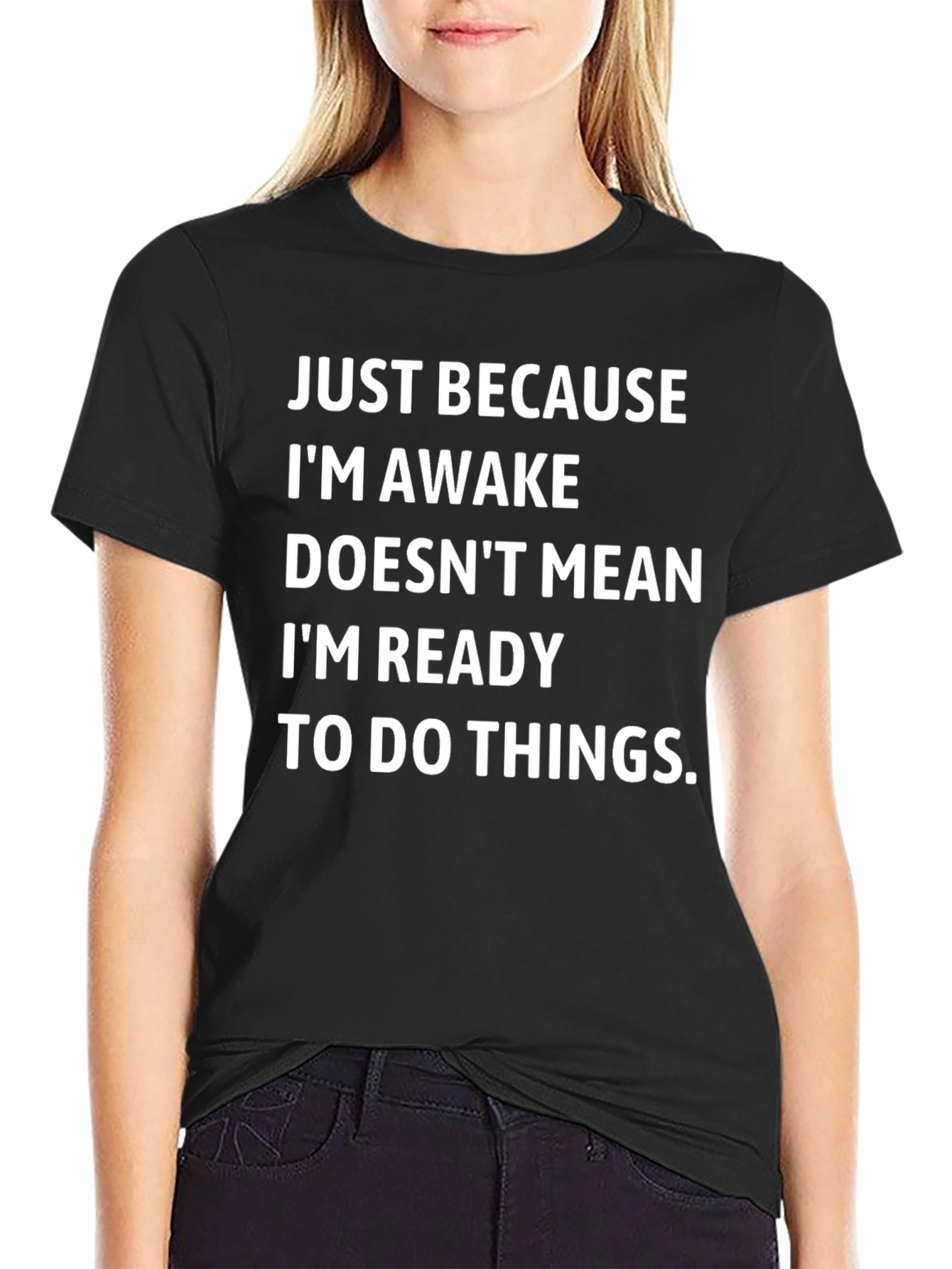 Funny Sarcastic Awake Graphic Tee