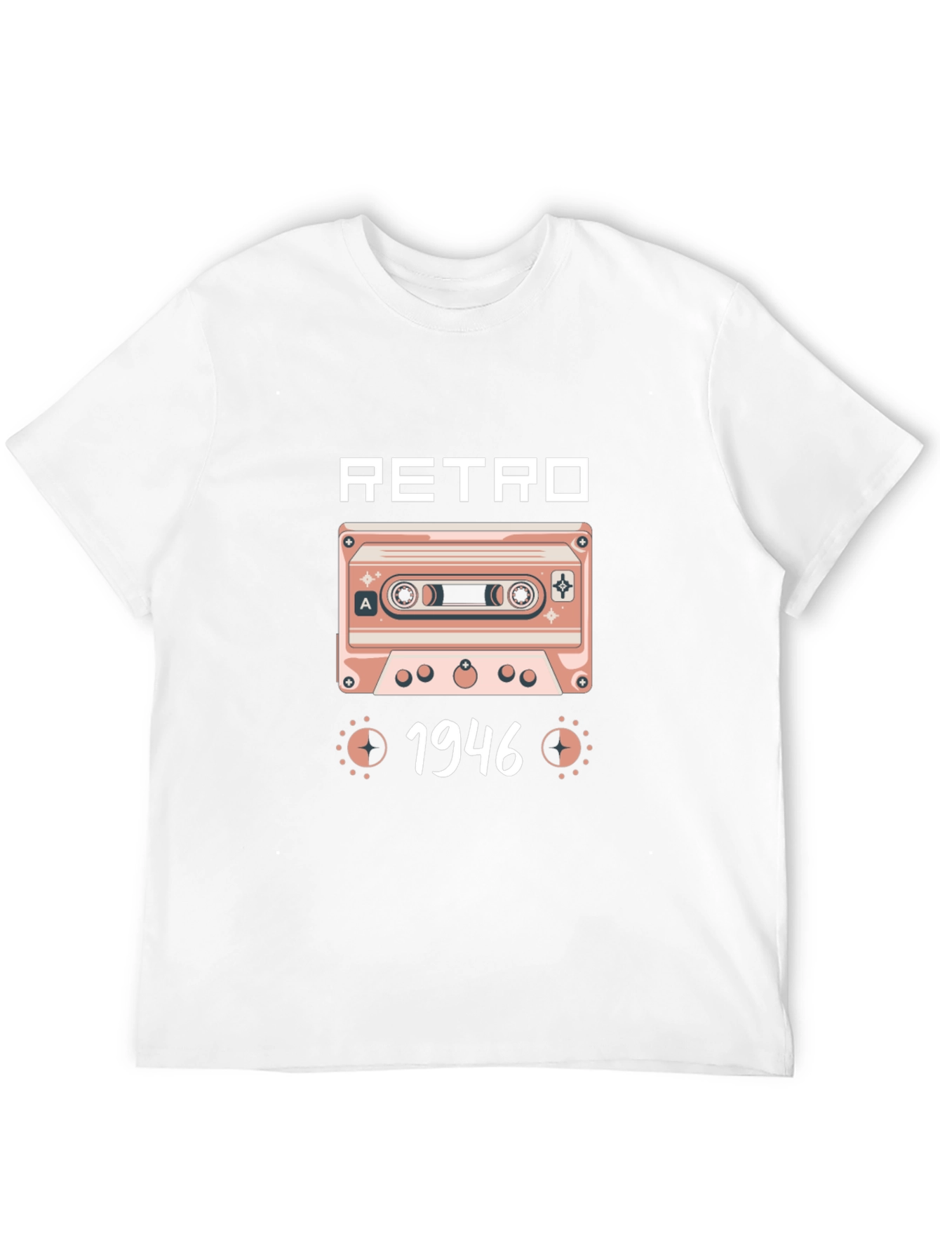 Retro 1946 Cassette Tape Graphic T-Shirt