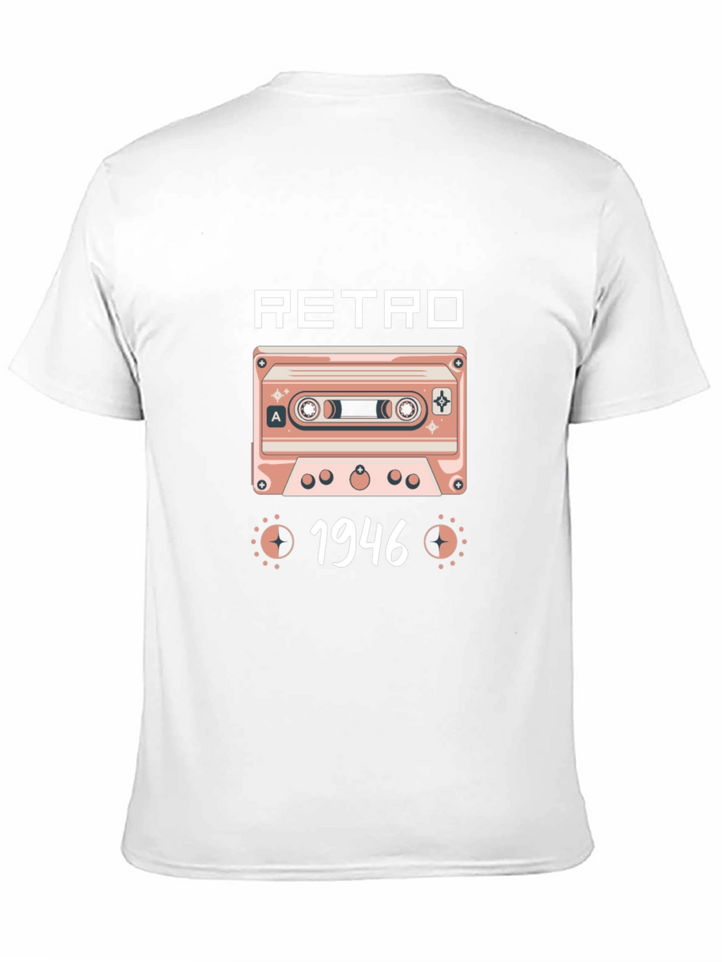 Retro 1946 Cassette Tape Graphic T-Shirt