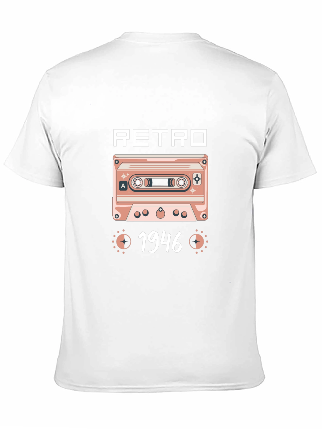 Retro 1946 Cassette Tape Graphic T-Shirt