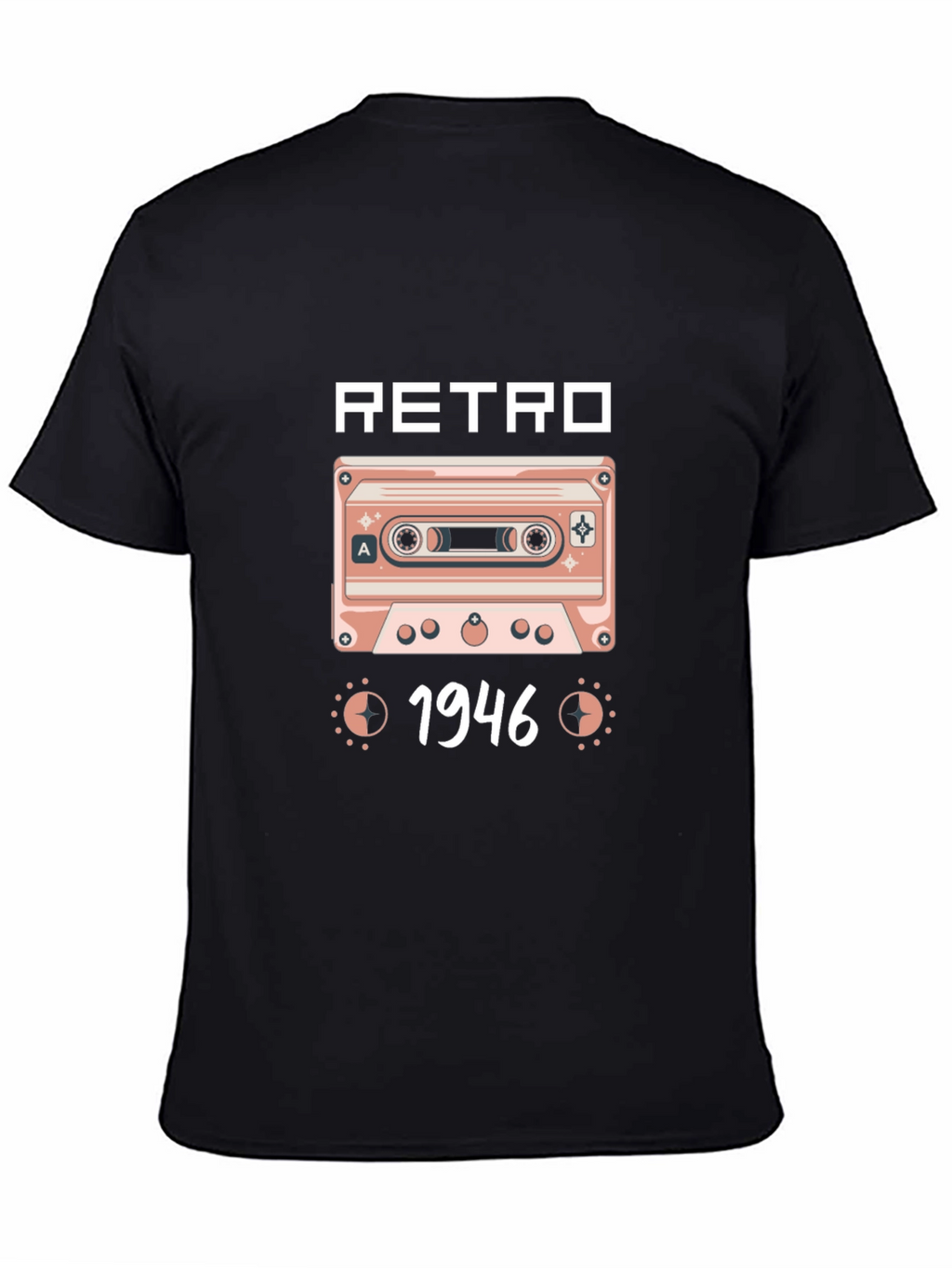 Retro 1946 Cassette Tape Graphic T-Shirt