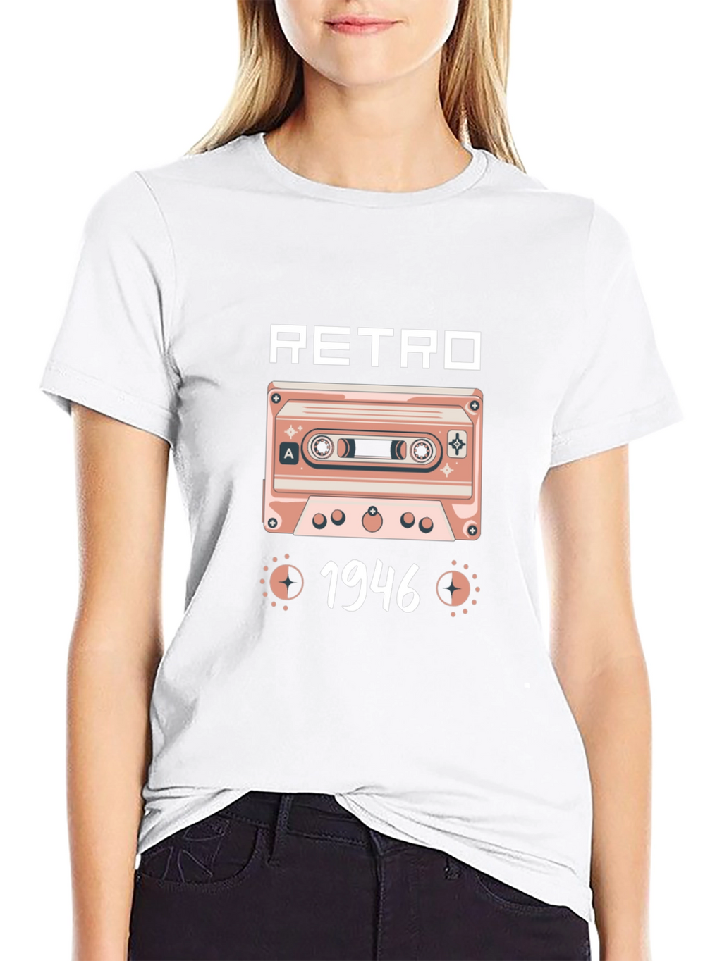 Retro 1946 Cassette Tape Graphic T-Shirt