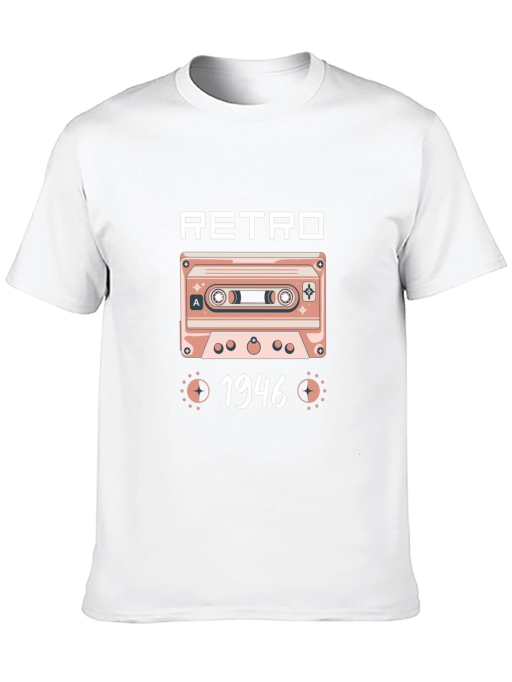 Retro 1946 Cassette Tape Graphic T-Shirt