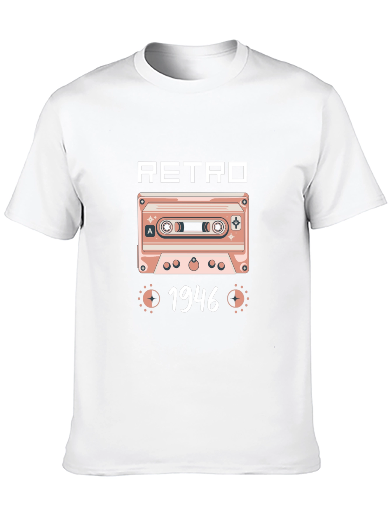 Retro 1946 Cassette Tape Graphic T-Shirt