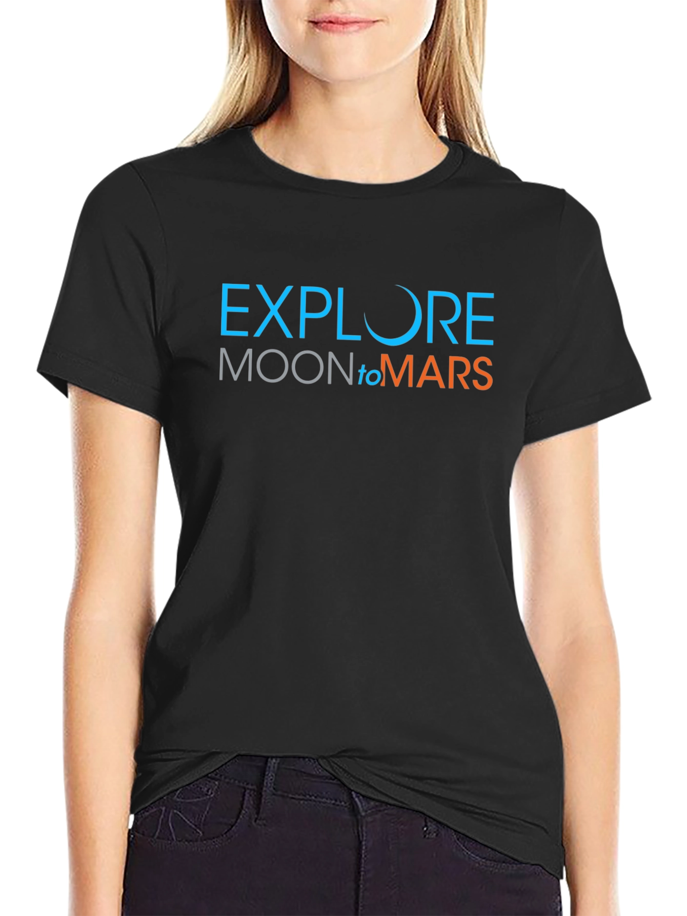 Explore Moon to Mars Graphic T-Shirt