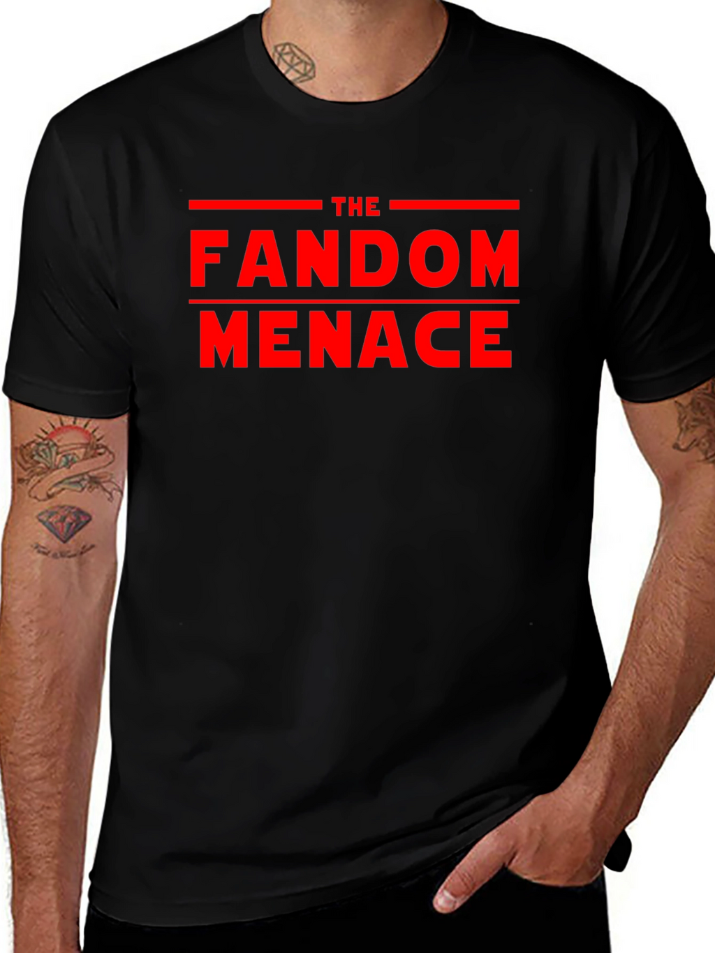 The Fandom Menace Graphic Tee - Bold Statement Shirt