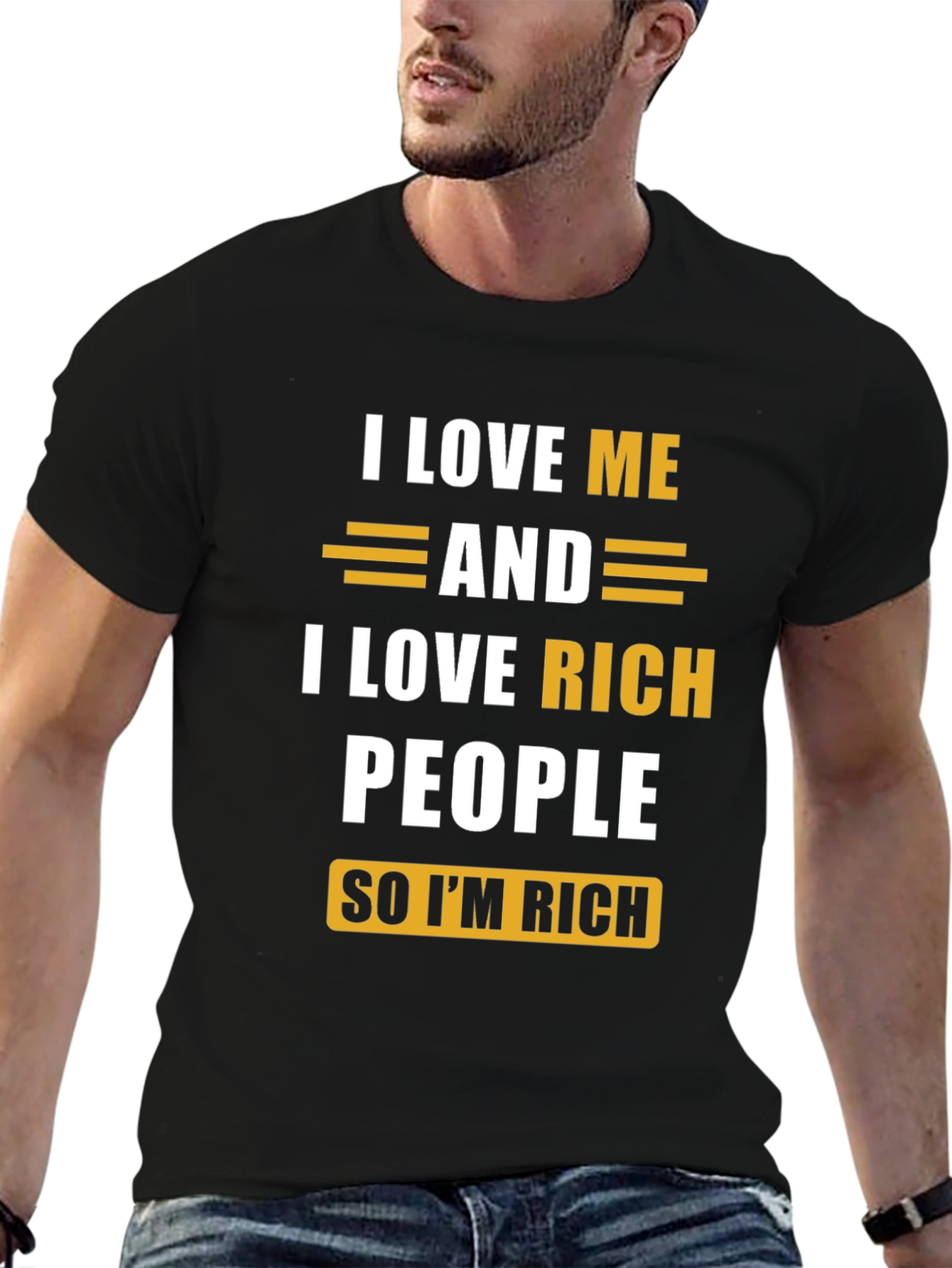 I Love Me & Rich People Graphic Tee