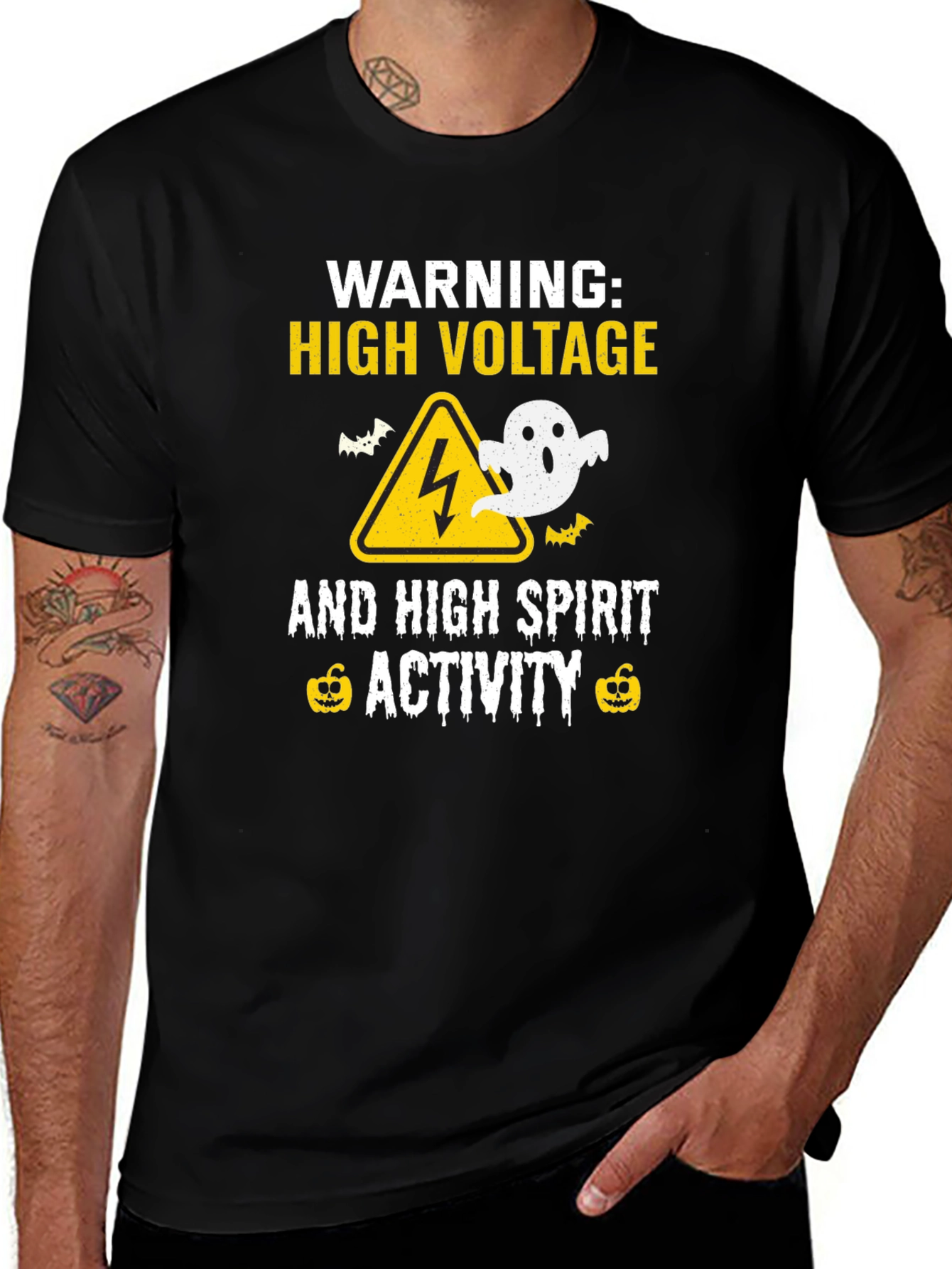 High Voltage High Spirit Activity Halloween T-Shirt