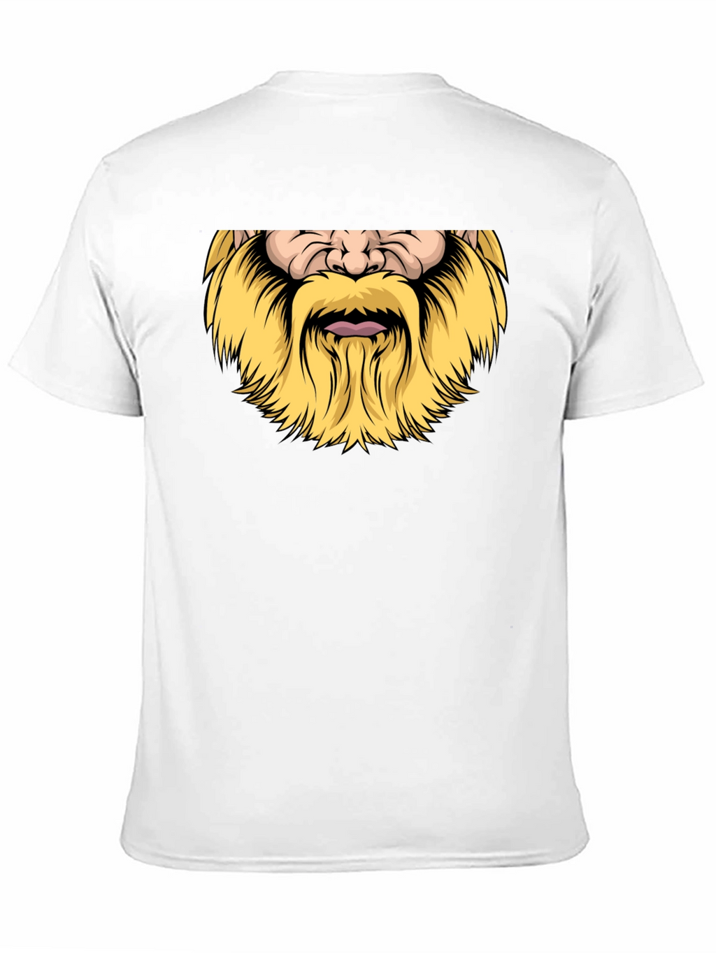 Viking Beard Graphic Black T-Shirt