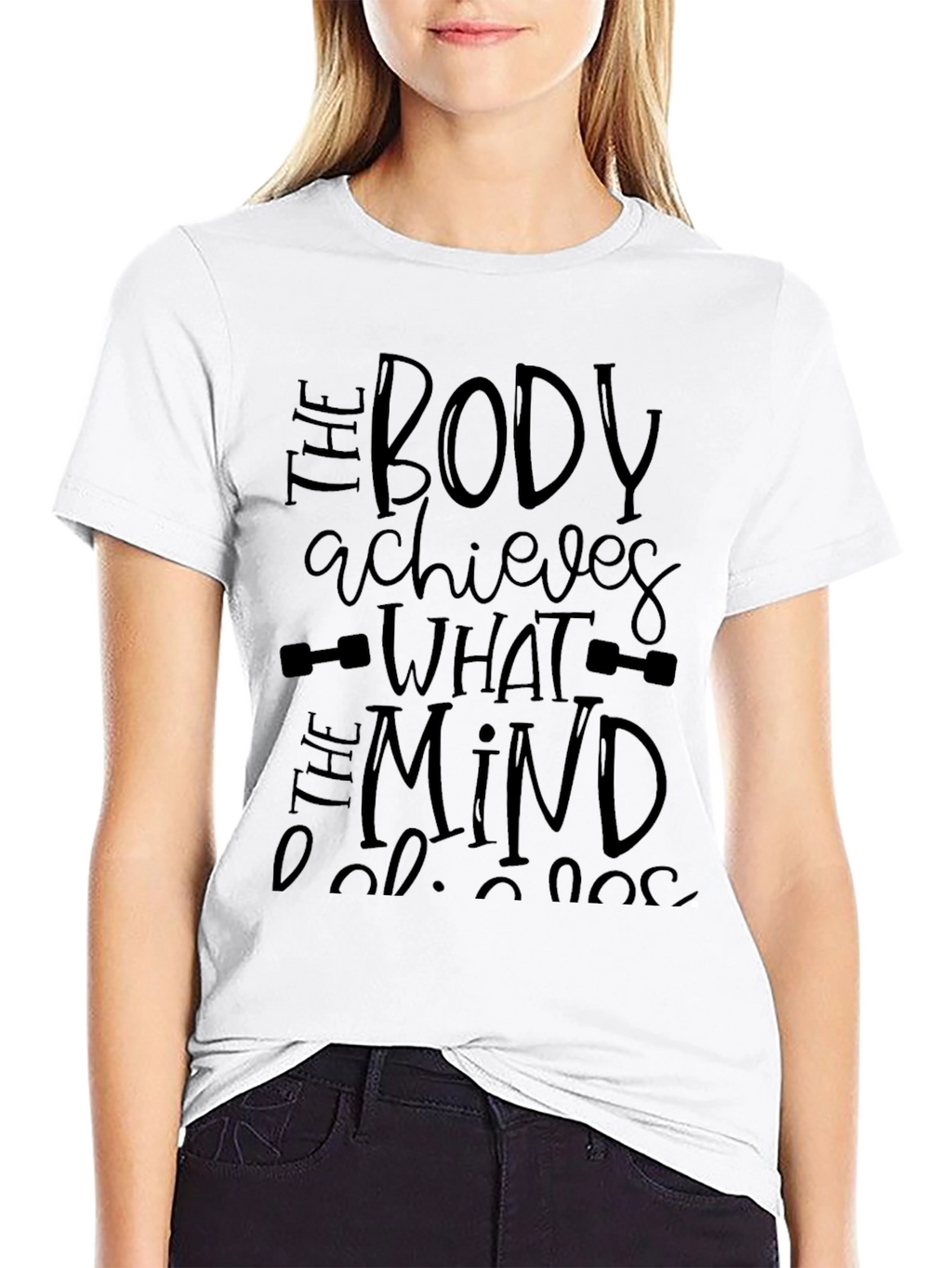 Motivational Black Gym T-Shirt