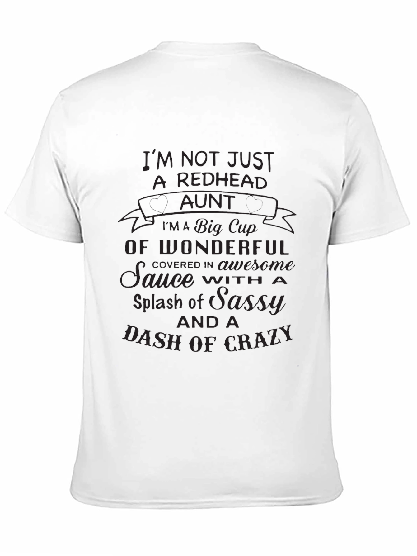 Redhead Aunt Graphic Tee - Sassy & Crazy