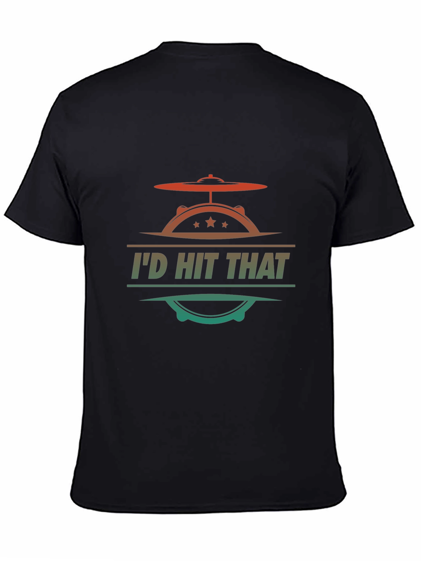 Id Hit That Drummer Graphic Tee