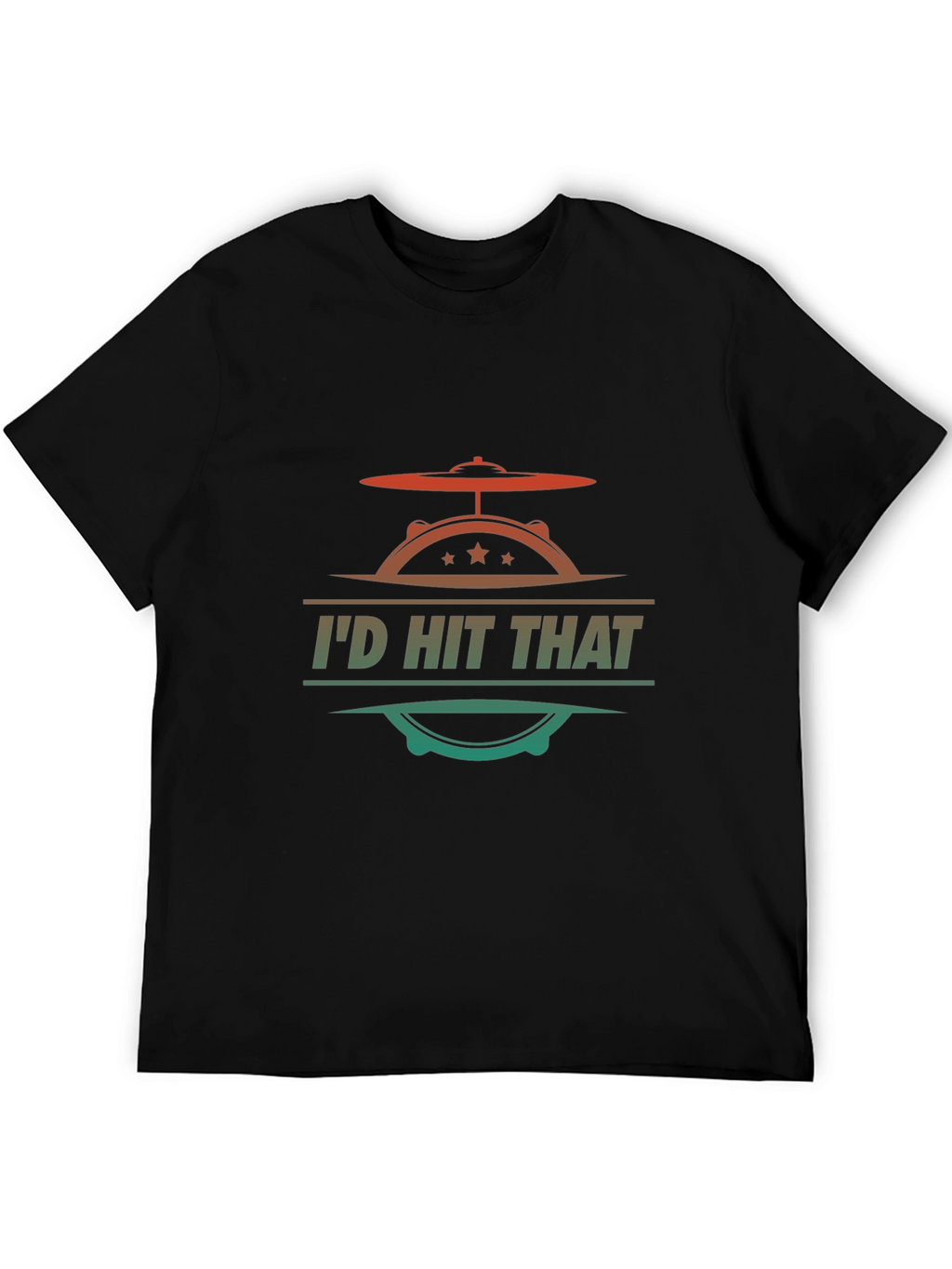 Id Hit That Drummer Graphic Tee