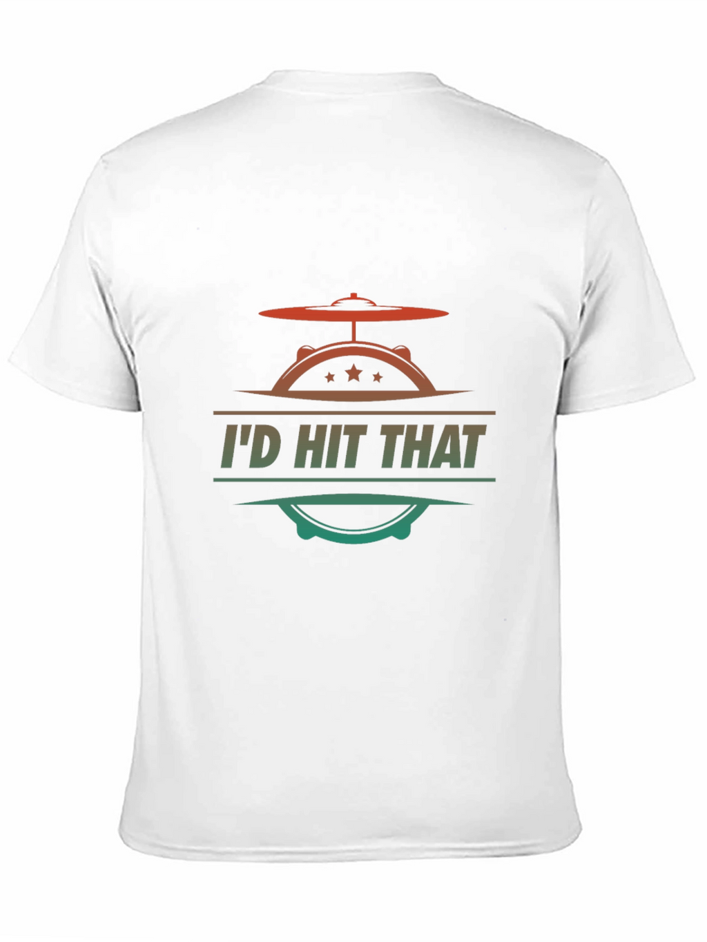 Id Hit That Drummer Graphic Tee