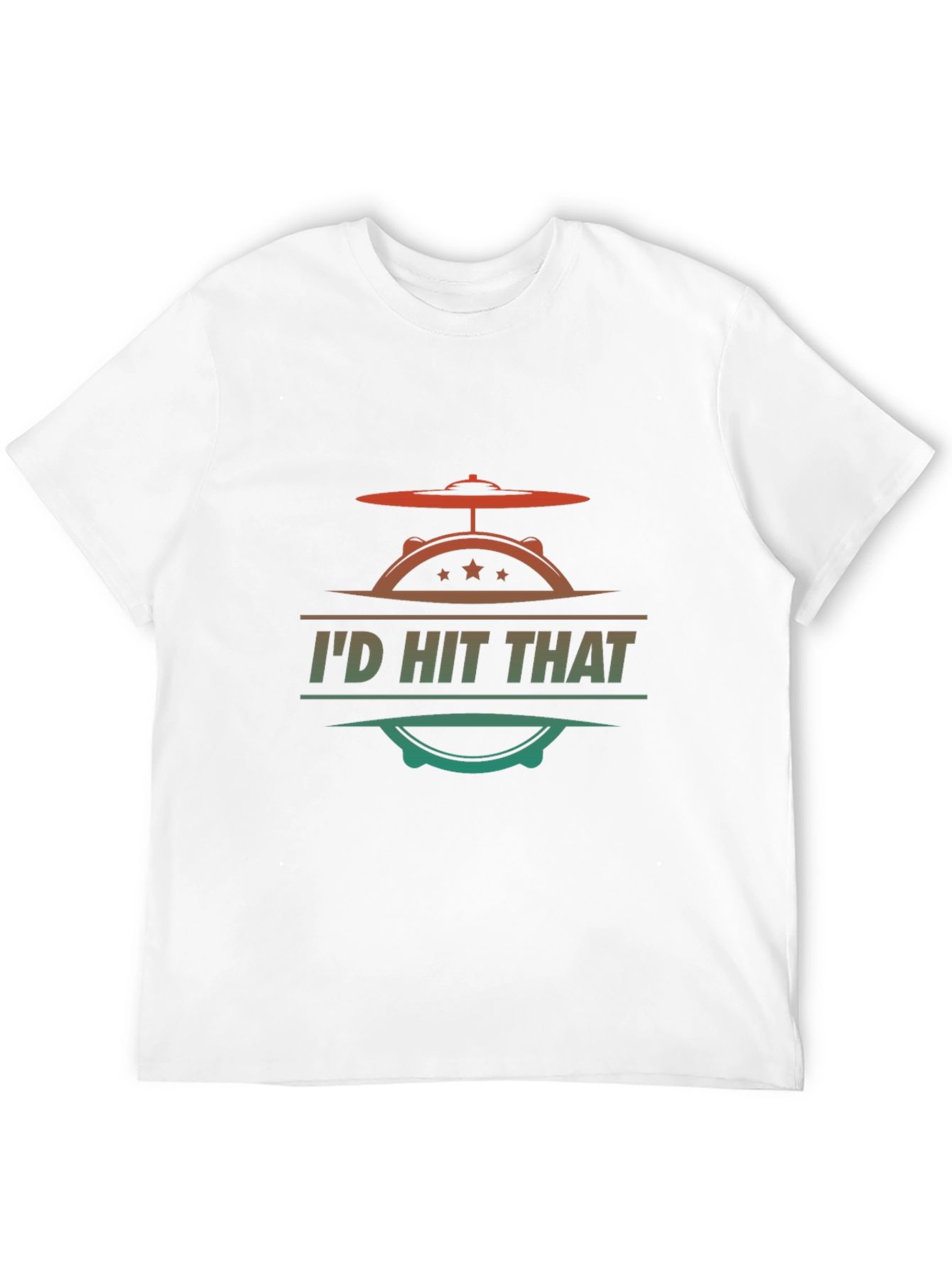 Id Hit That Drummer Graphic Tee