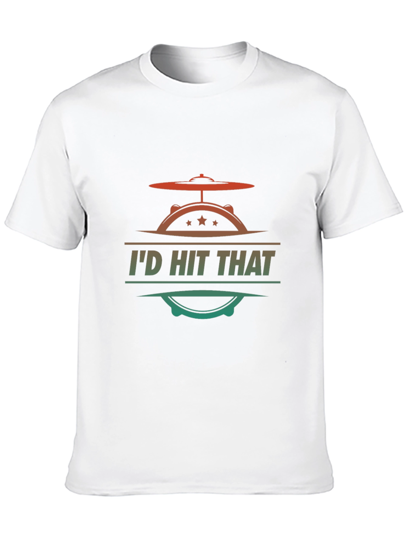 Id Hit That Drummer Graphic Tee