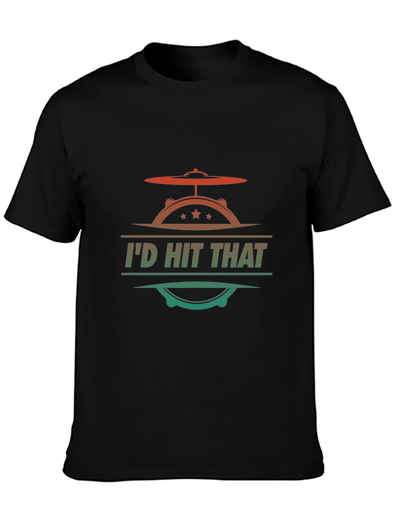 Id Hit That Drummer Graphic Tee