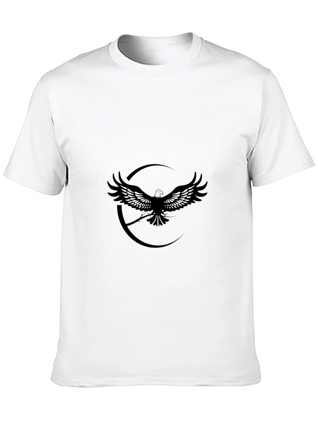 Black Eagle Graphic T-Shirt - Stylish Mens Apparel