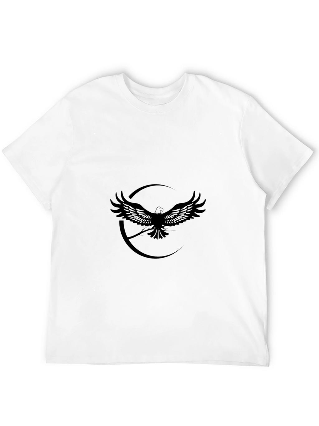 Black Eagle Graphic T-Shirt - Stylish Mens Apparel