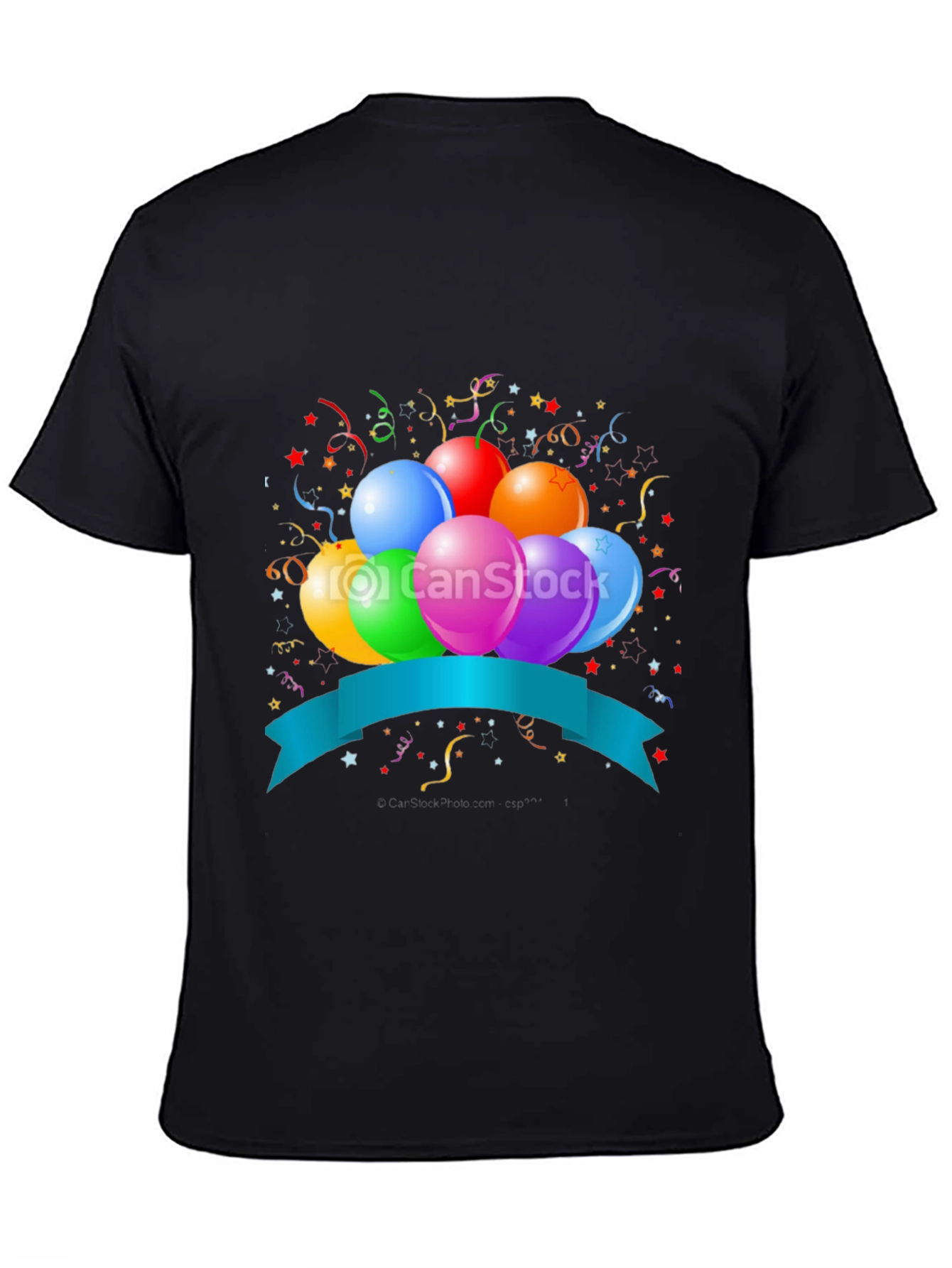Festive Birthday Balloon Graphic Tee