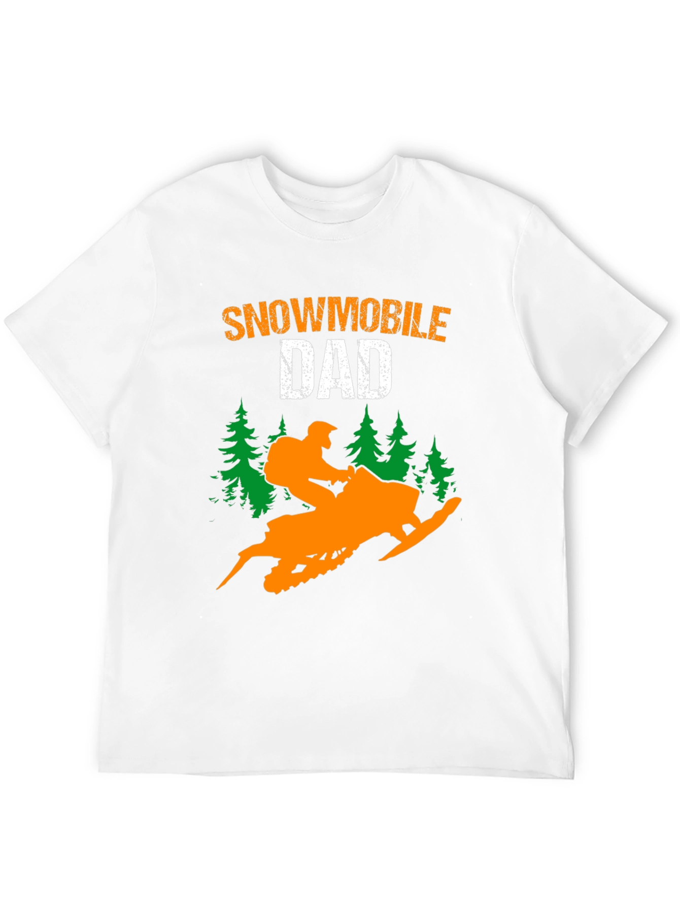 Snowmobile Dad T-Shirt - Ride in Style!