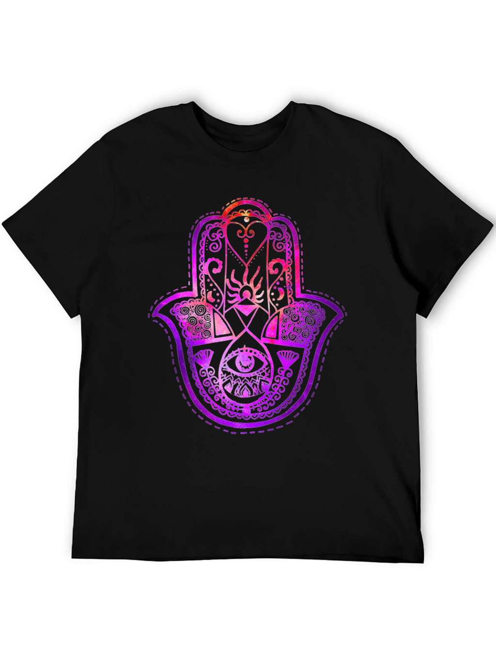 Hamsa Hand Graphic Tee - Spiritual Protection T-Shirt