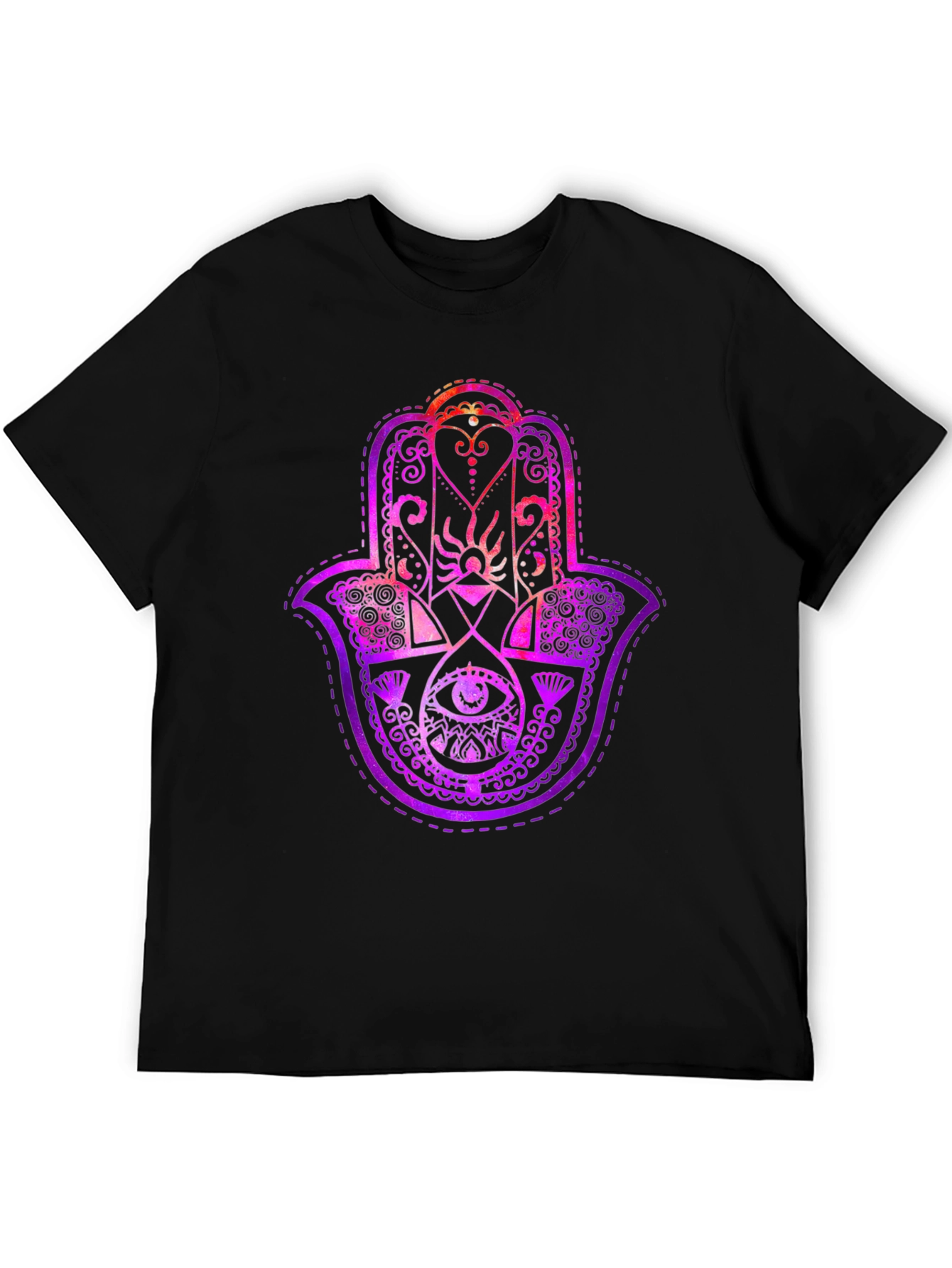 Hamsa Hand Graphic Tee - Spiritual Protection T-Shirt