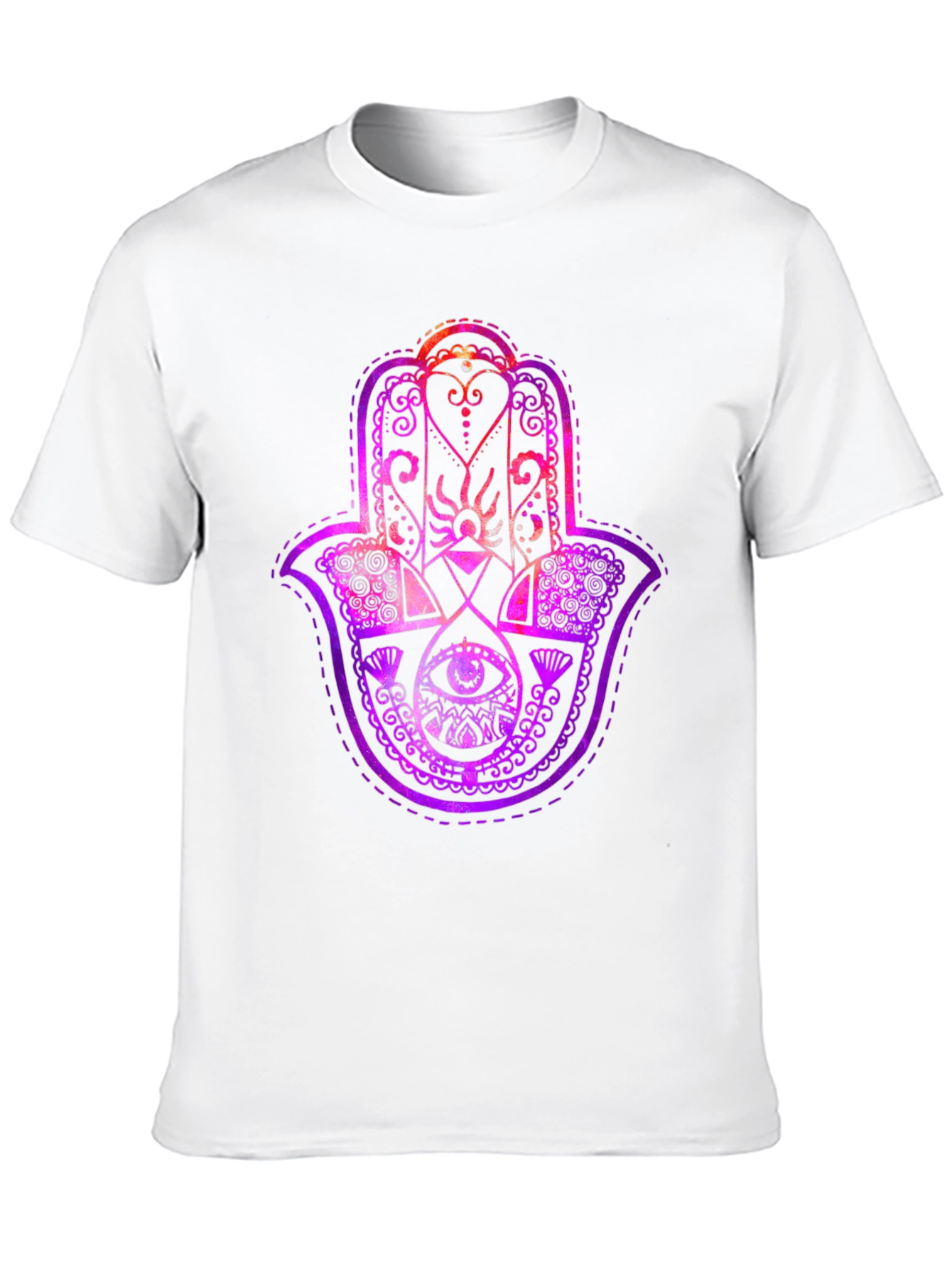 Hamsa Hand Graphic Tee - Spiritual Protection T-Shirt