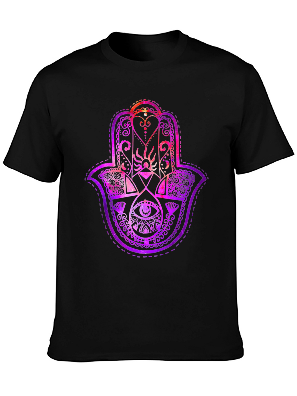 Hamsa Hand Graphic Tee - Spiritual Protection T-Shirt