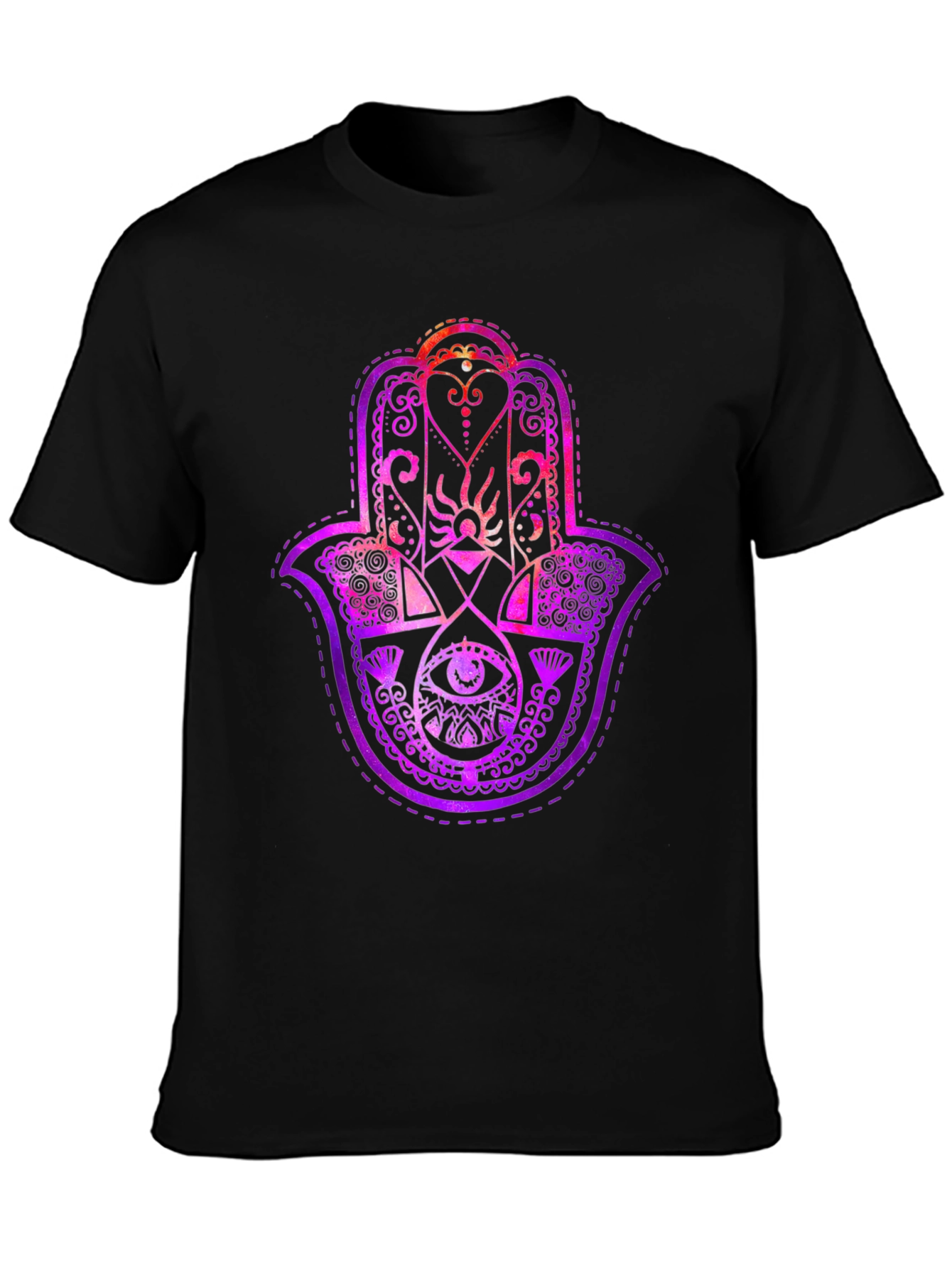 Hamsa Hand Graphic Tee - Spiritual Protection T-Shirt