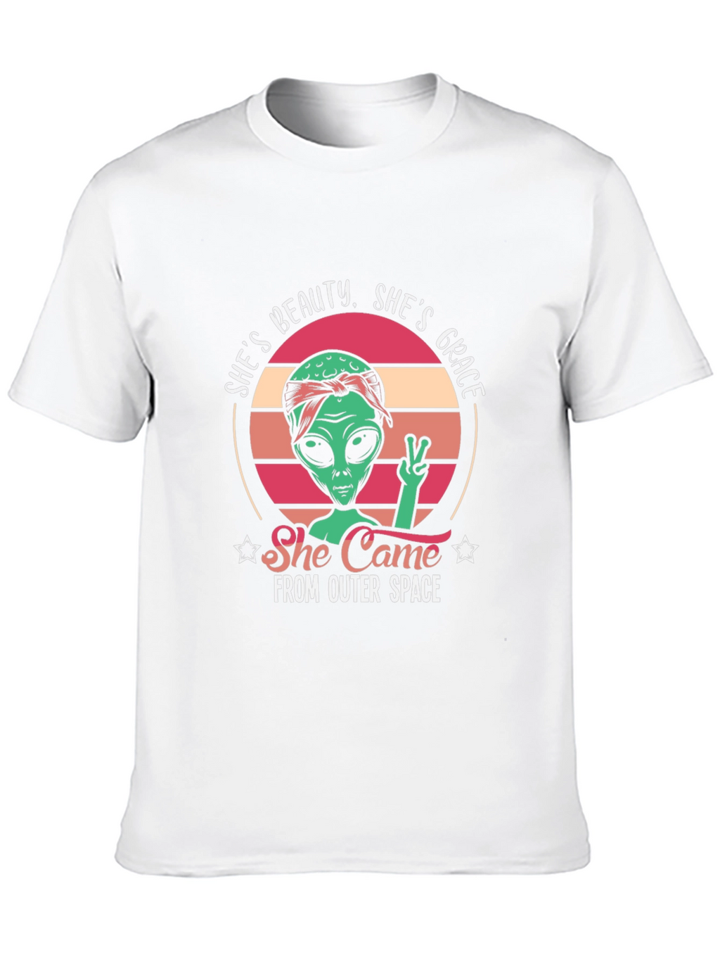 Alien Beauty Grace T-Shirt - Outer Space Tee