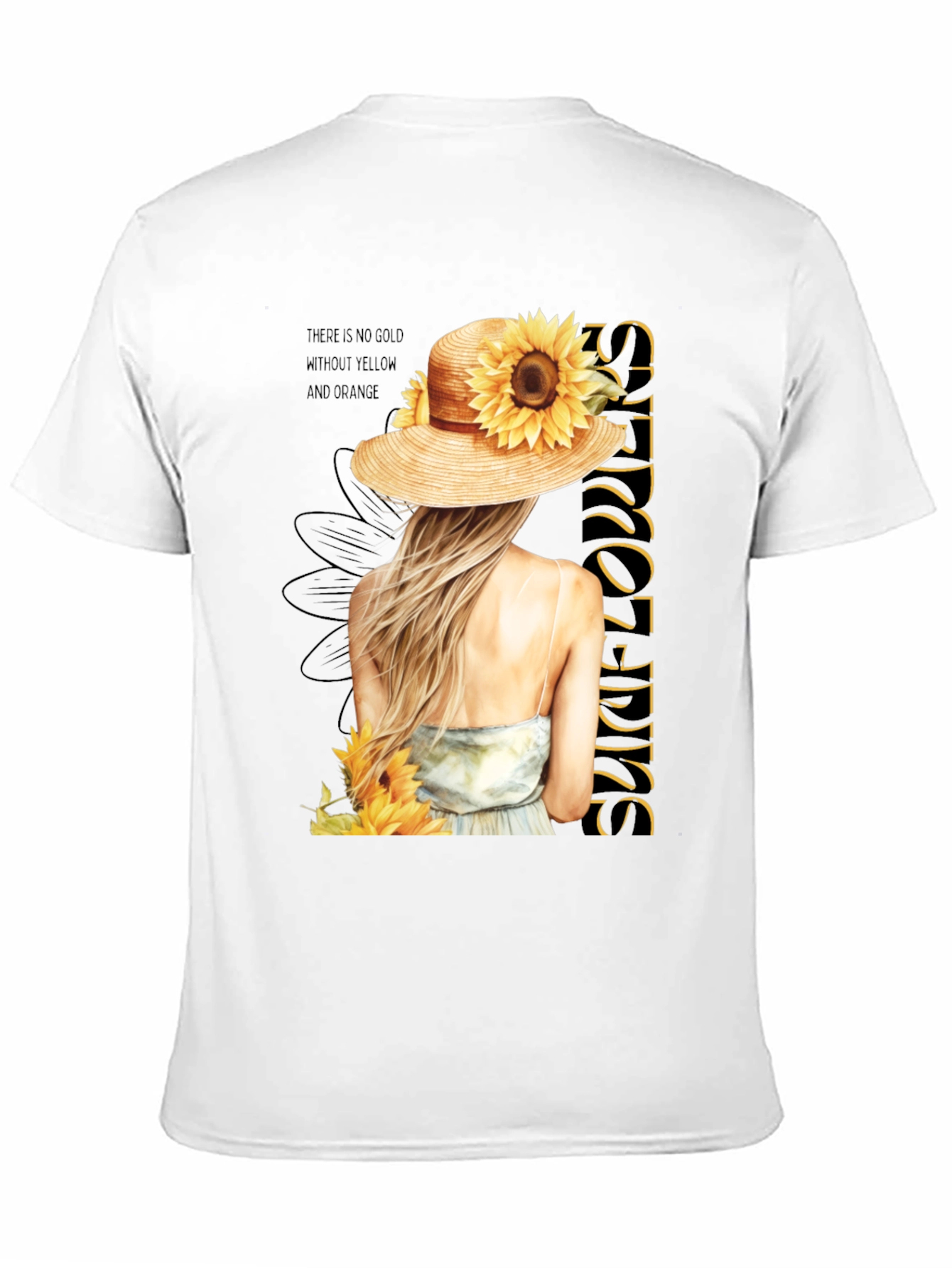 Sunflower Girl Graphic Tee - Stylish & Unique!