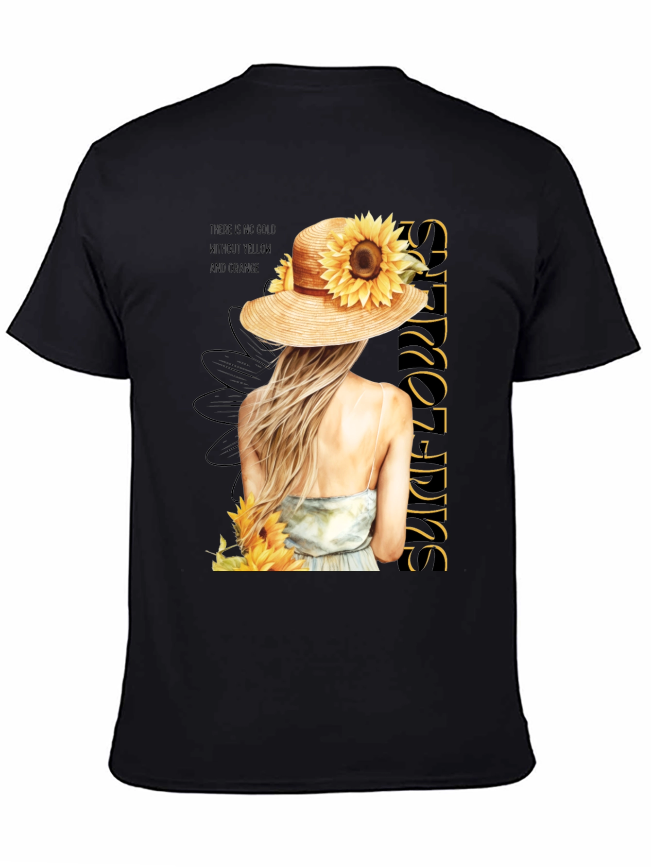Sunflower Girl Graphic Tee - Stylish & Unique!