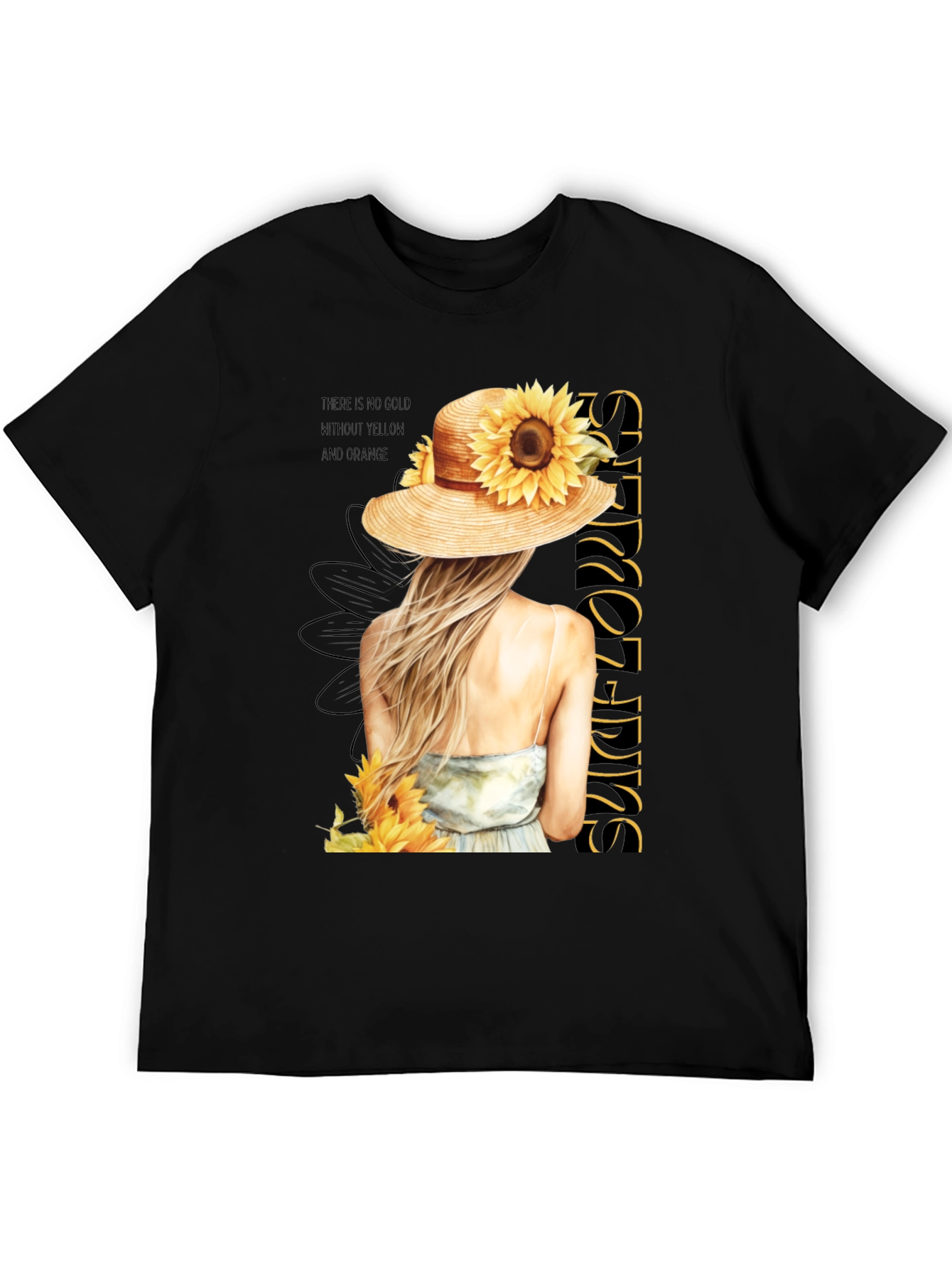 Sunflower Girl Graphic Tee - Stylish & Unique!
