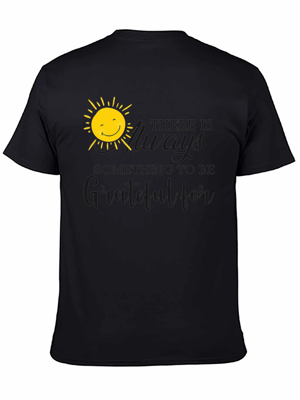 Grateful Sun Graphic Tee - Positive Vibes T-Shirt
