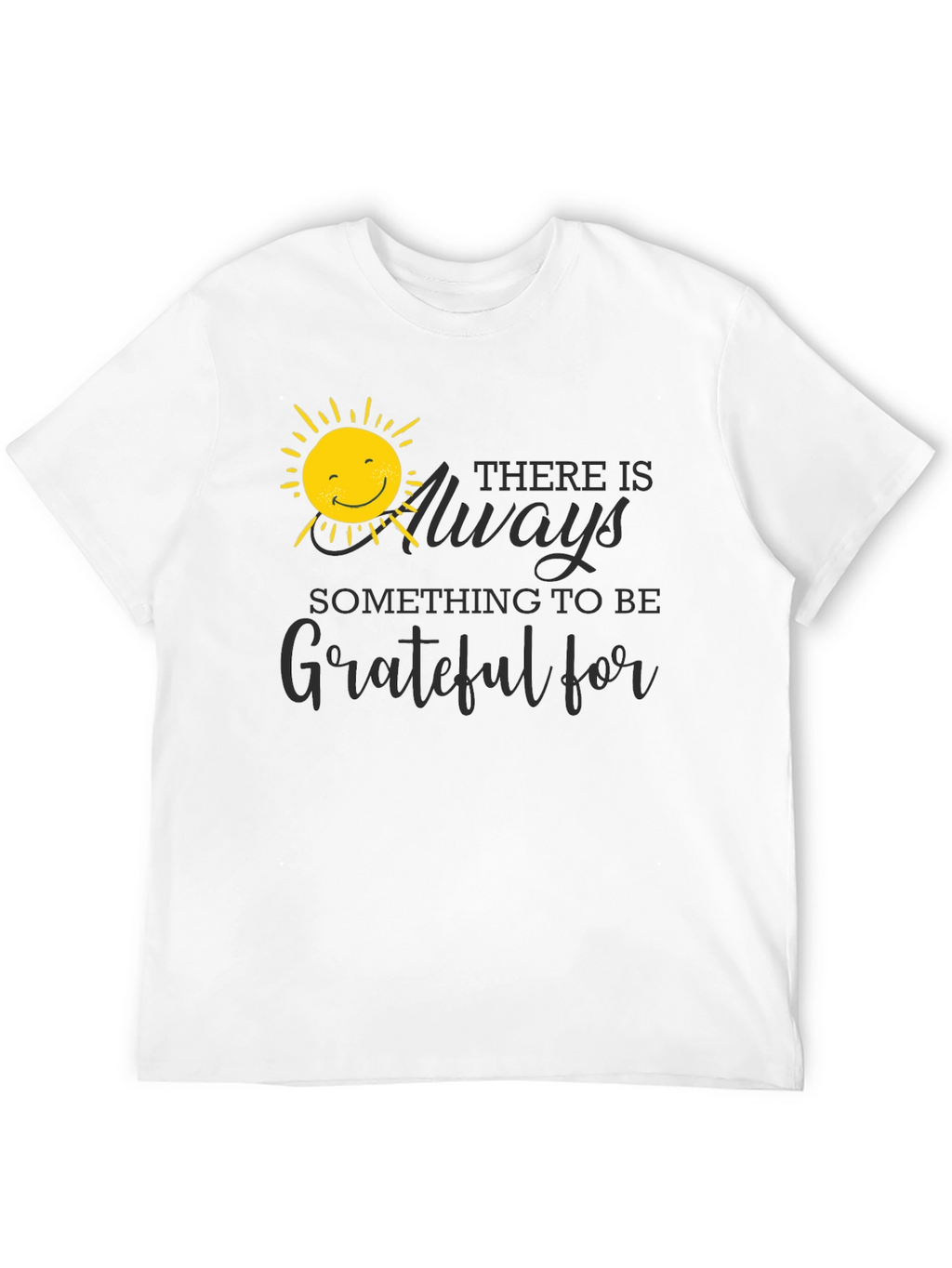 Grateful Sun Graphic Tee - Positive Vibes T-Shirt