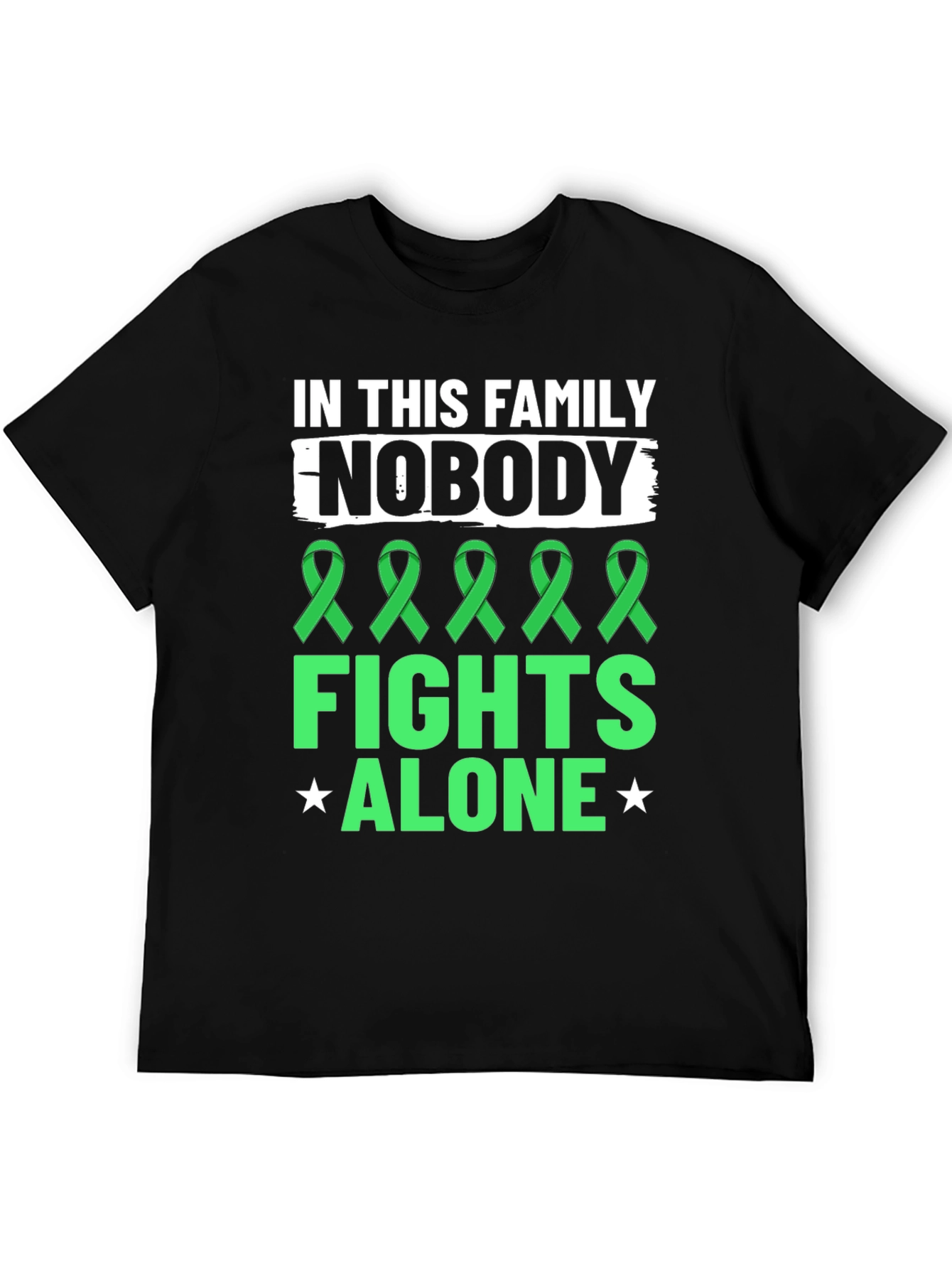 In This Family Nobody Fights Alone T-Shirt