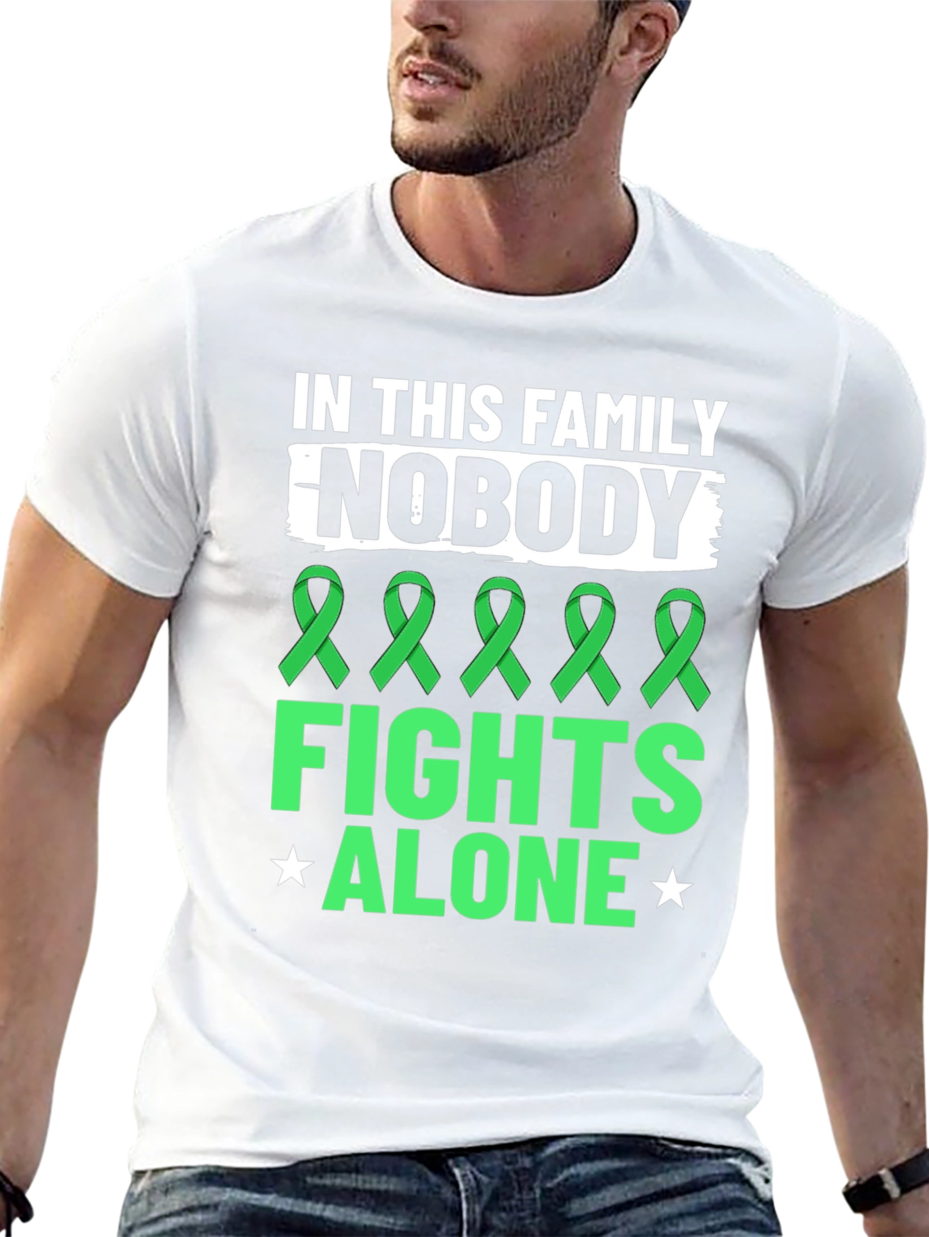 In This Family Nobody Fights Alone T-Shirt