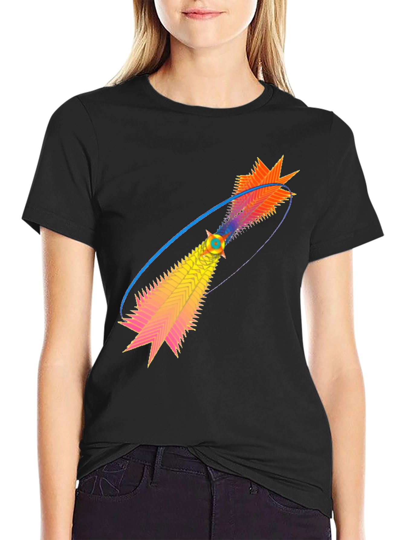 Abstract Art Tee - Colorful Graphic Design Shirt