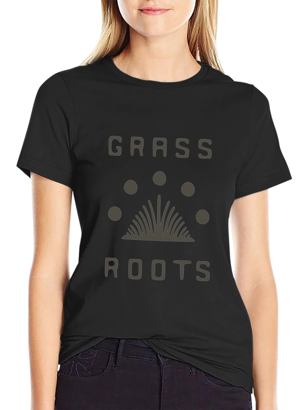 Grass Roots Graphic Print T-Shirt