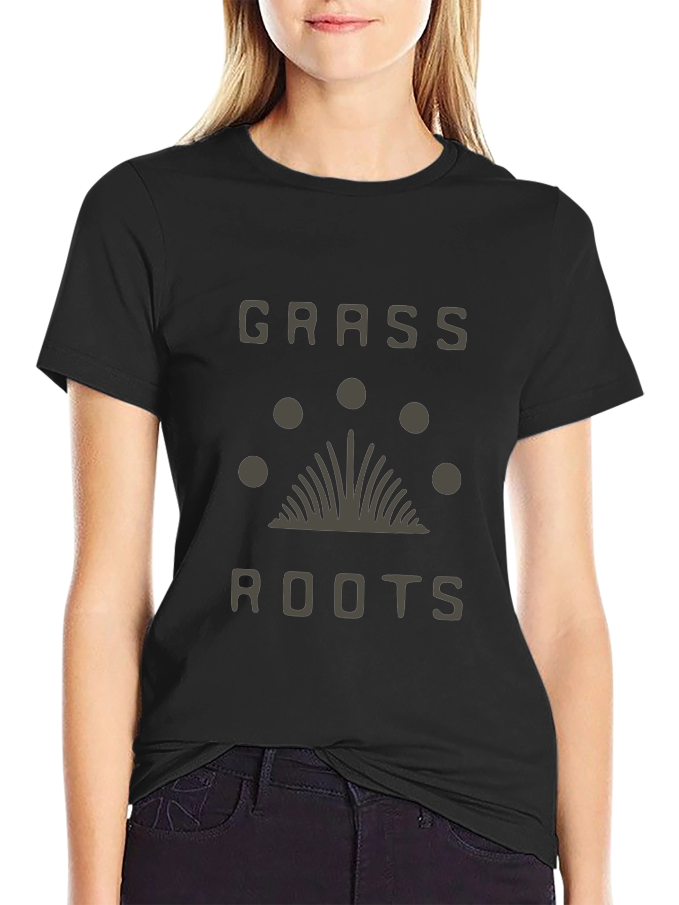 Grass Roots Graphic Print T-Shirt