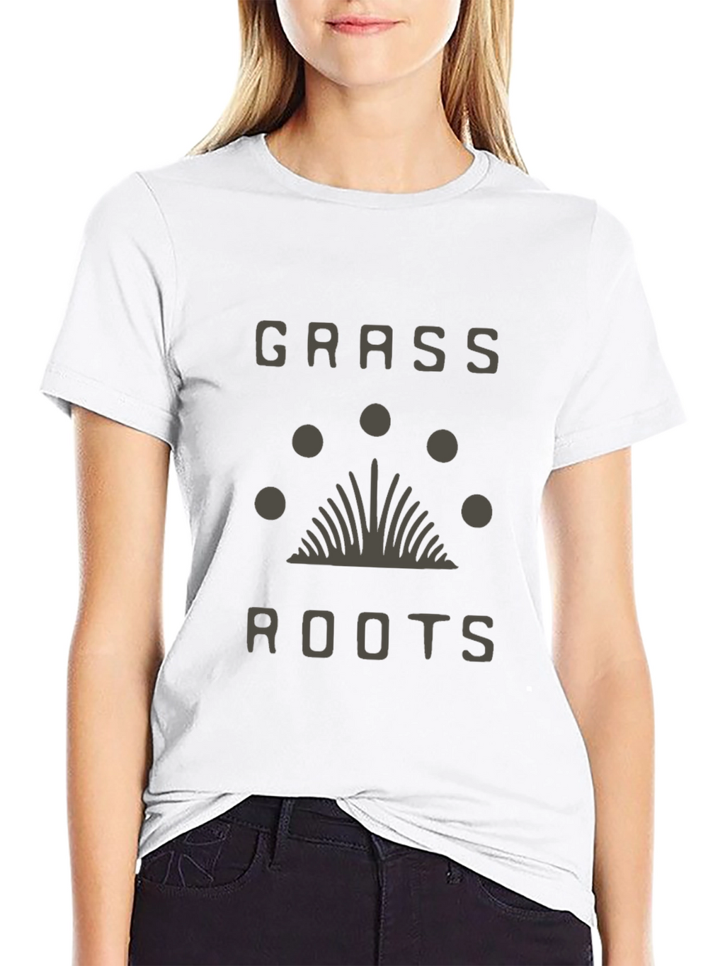 Grass Roots Graphic Print T-Shirt