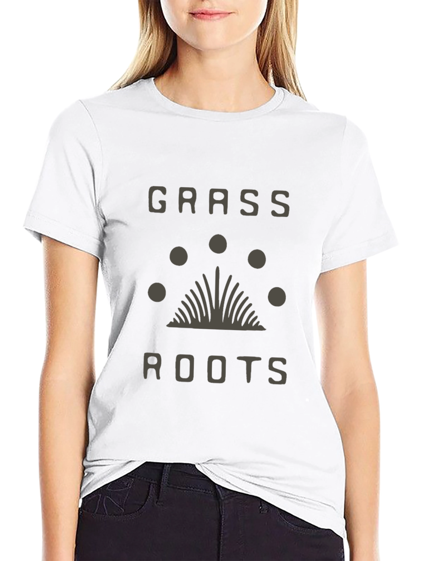 Grass Roots Graphic Print T-Shirt