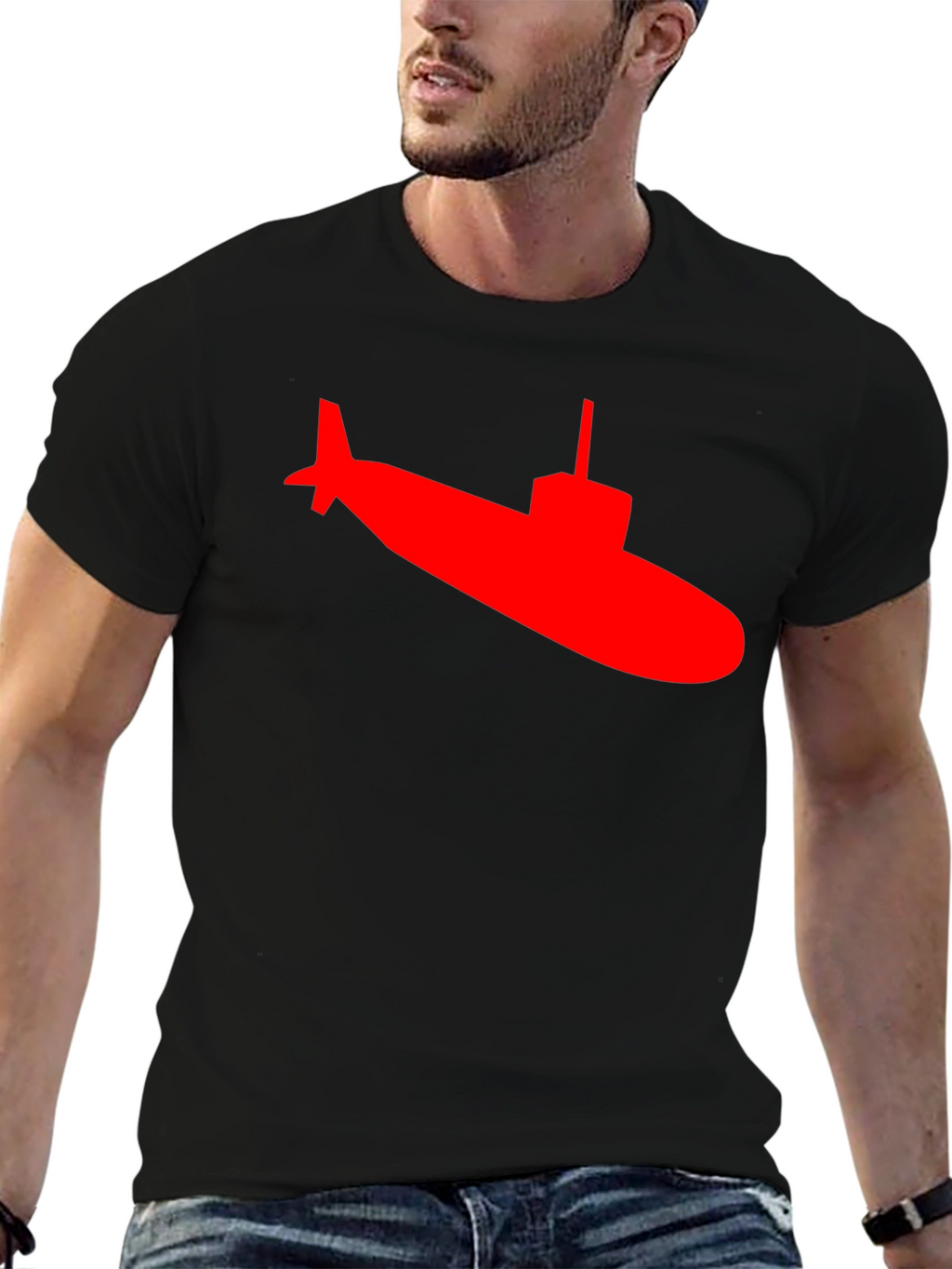 Submarine Graphic Tee - Classic Crew Neck