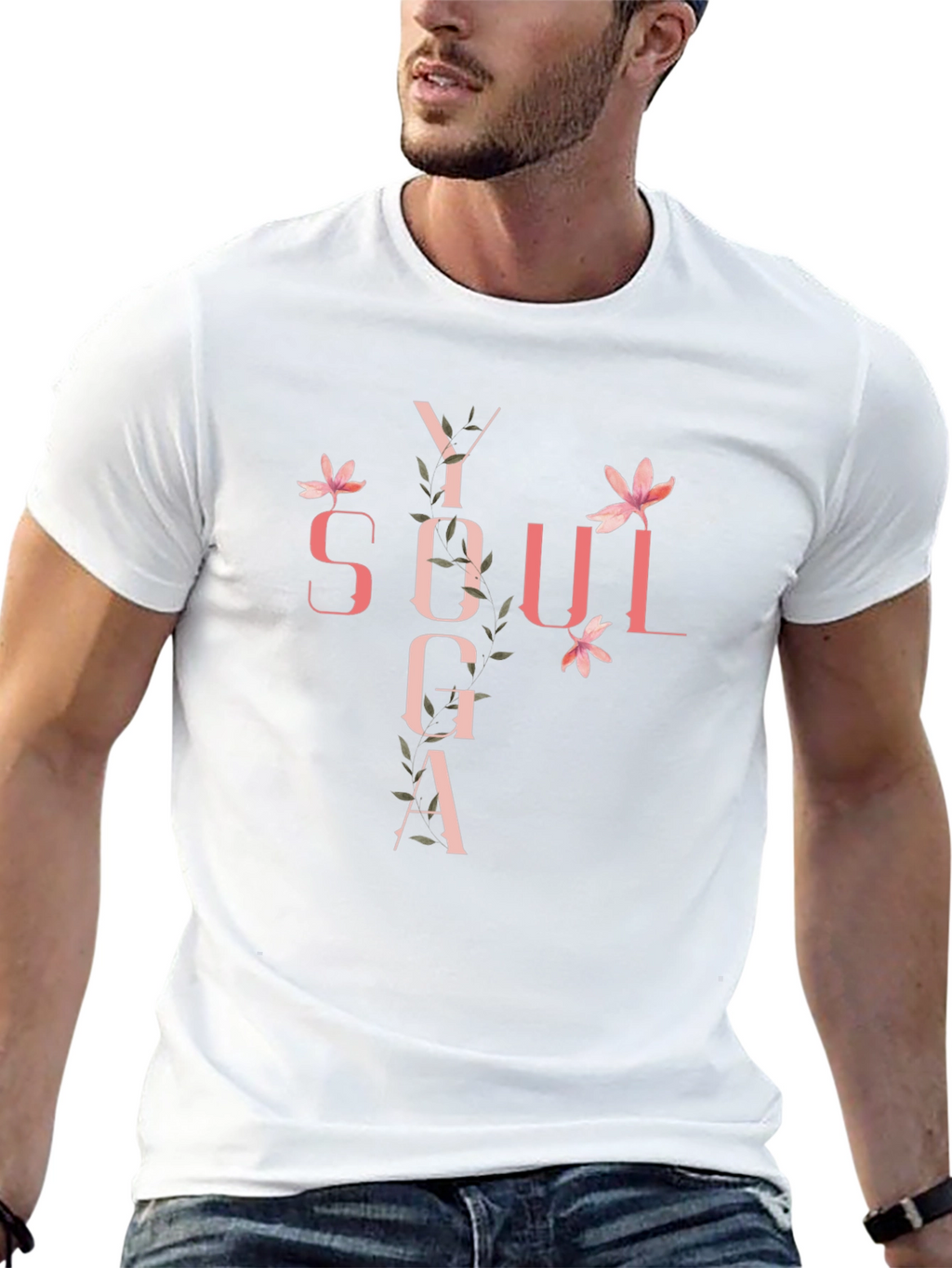 Yoga Soul Black Graphic Tee