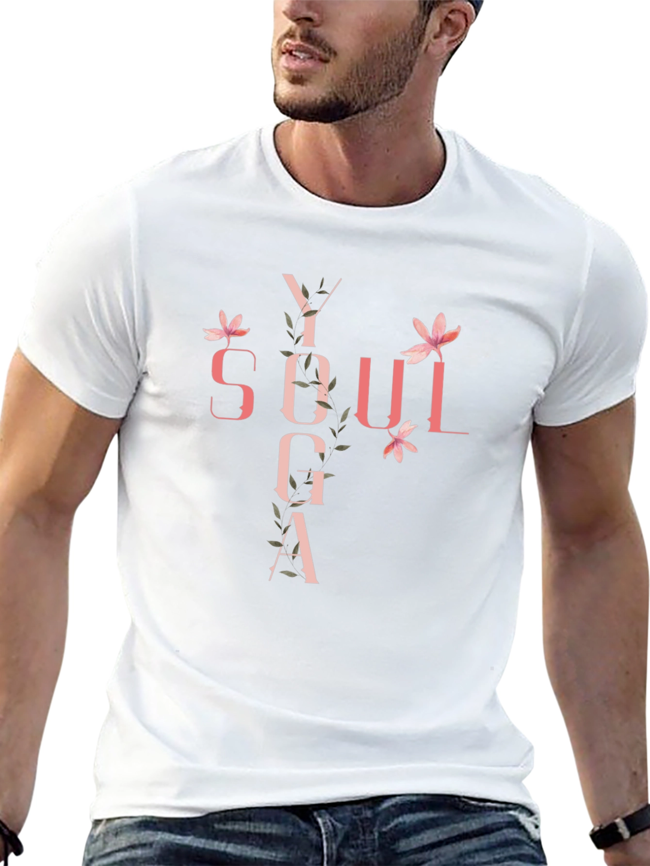 Yoga Soul Black Graphic Tee