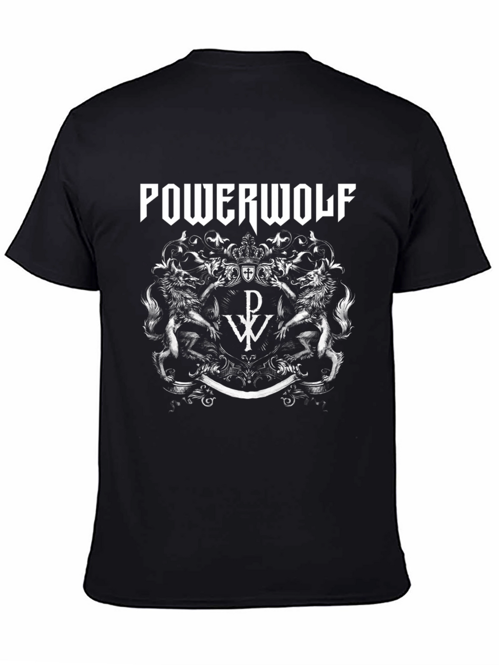 Powerwolf Band Logo Black T-Shirt