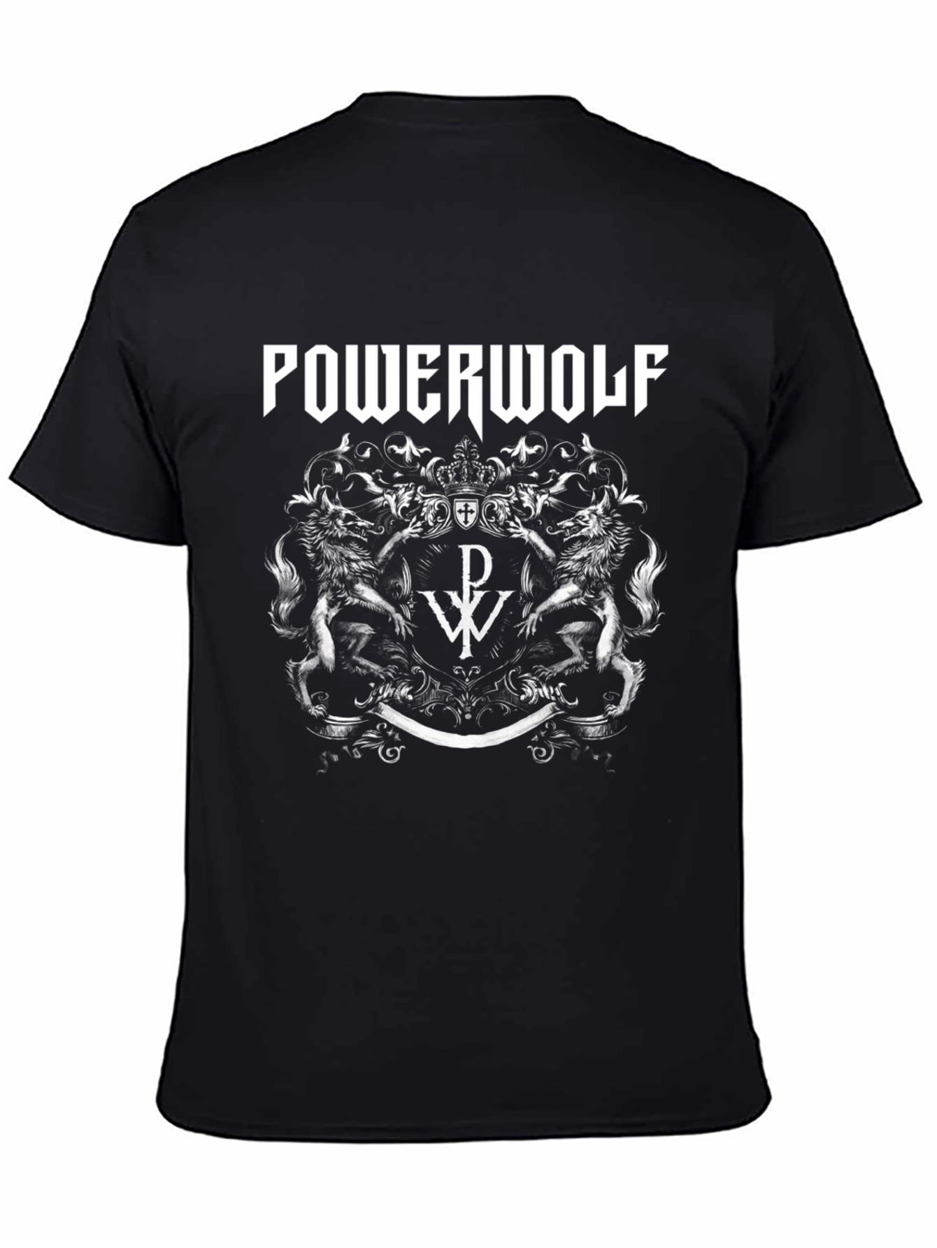 Powerwolf Band Logo Black T-Shirt